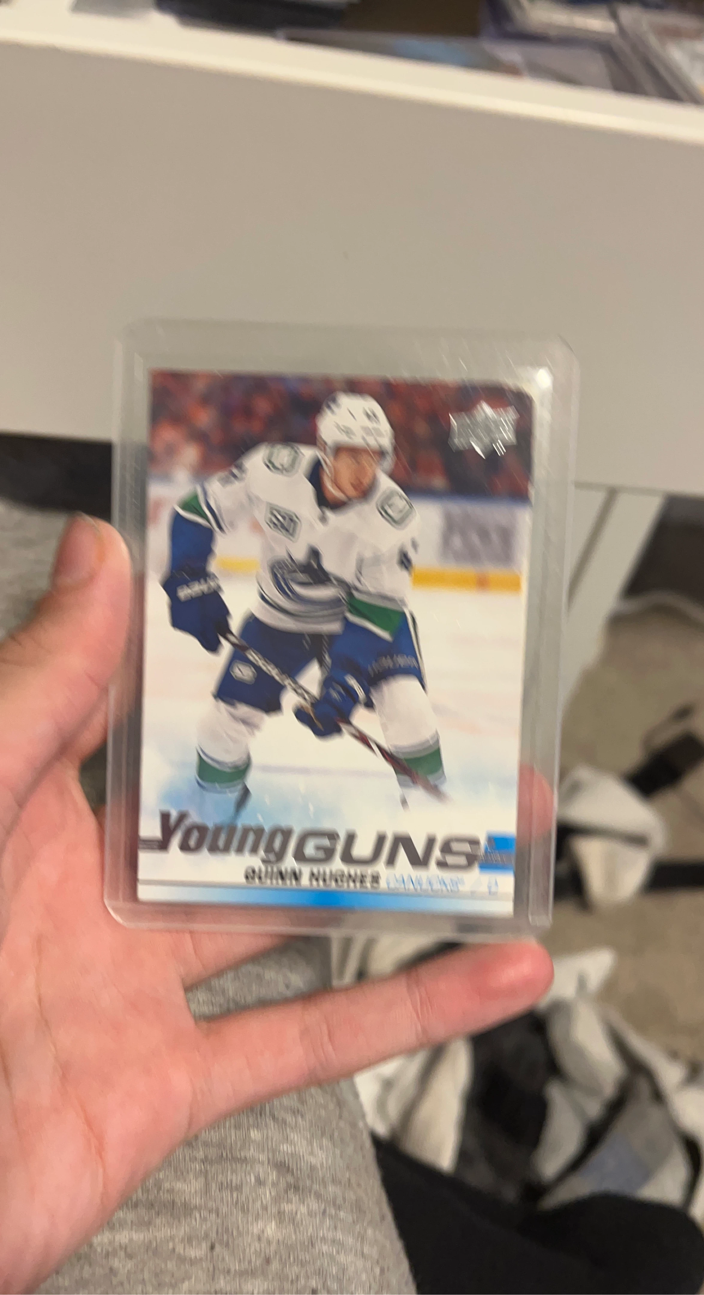 Upper Deck Young Guns Quinn Hughes Hockey Card