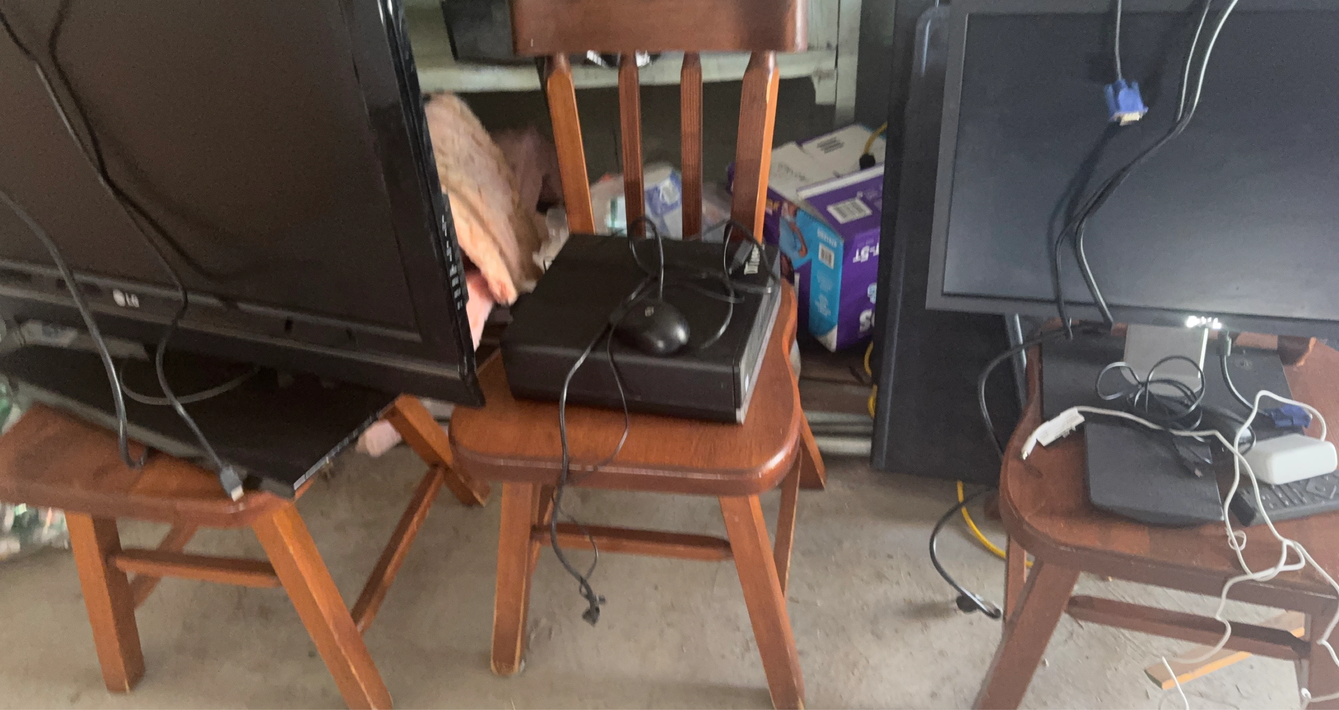 LG TV and Computer Monitor Bundle