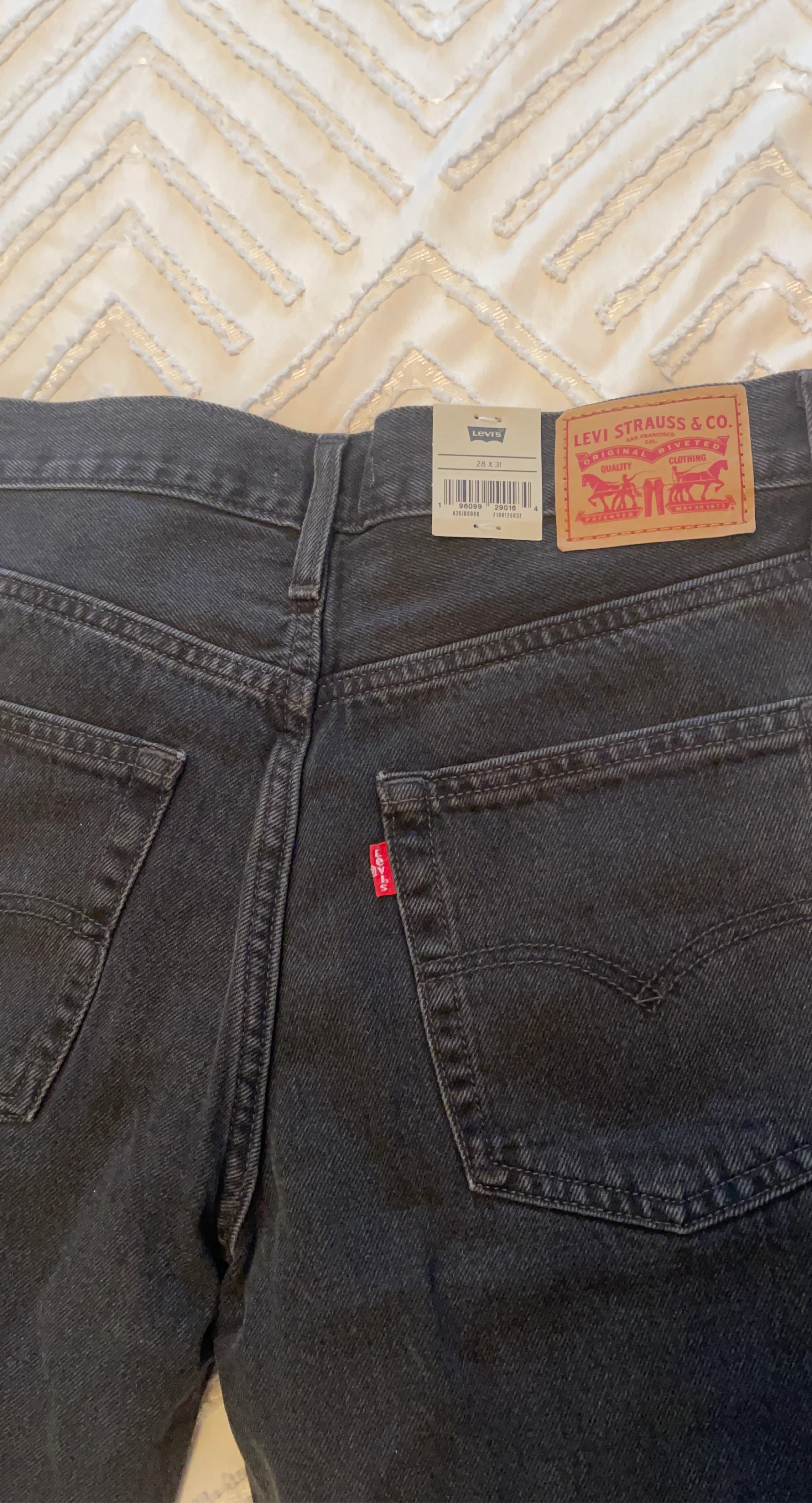 Levi's 94 Baggy Jeans Black W28 L31