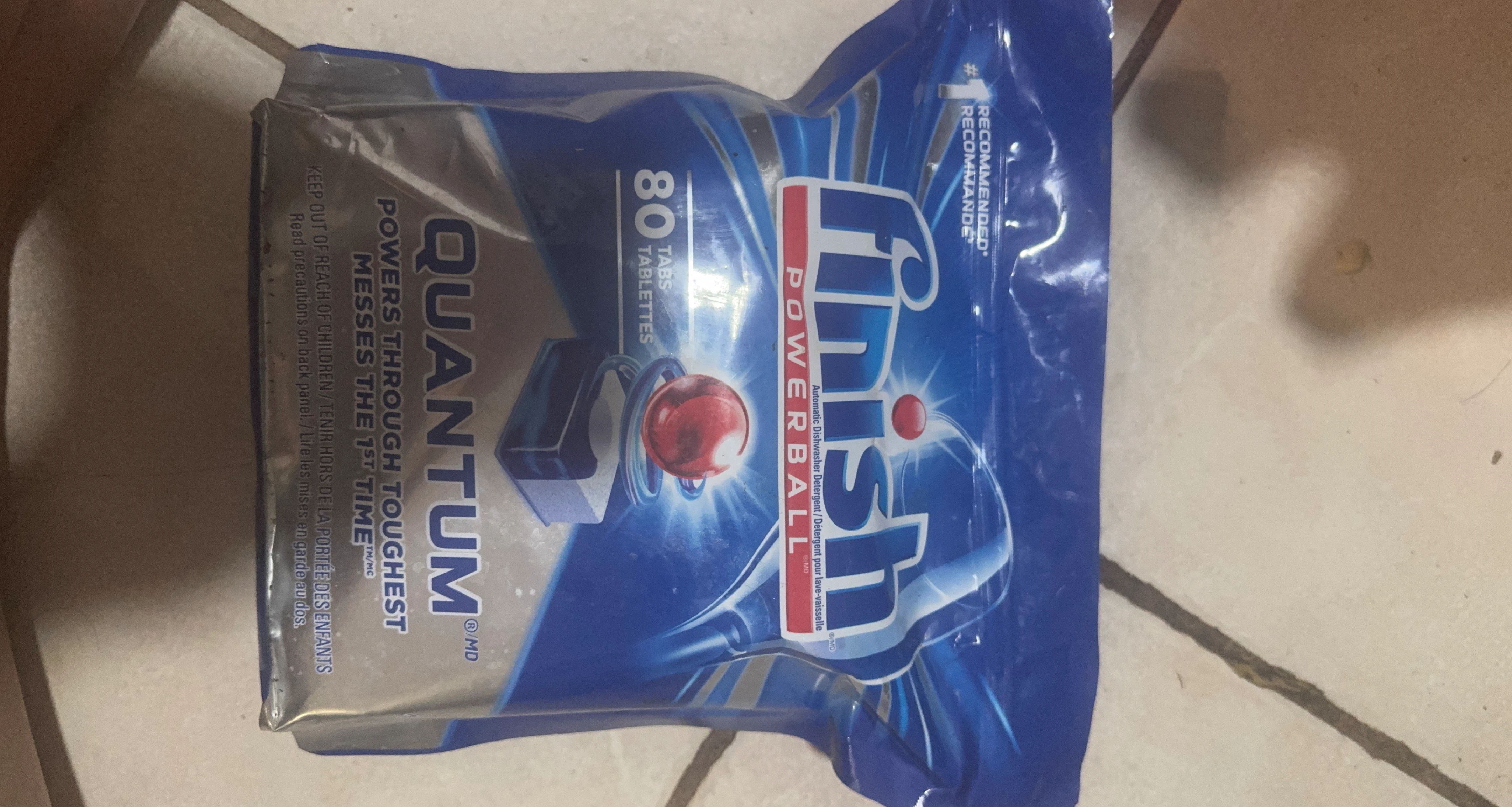 Finish Quantum Powerball Dishwasher Detergent Tablets (80 Count)