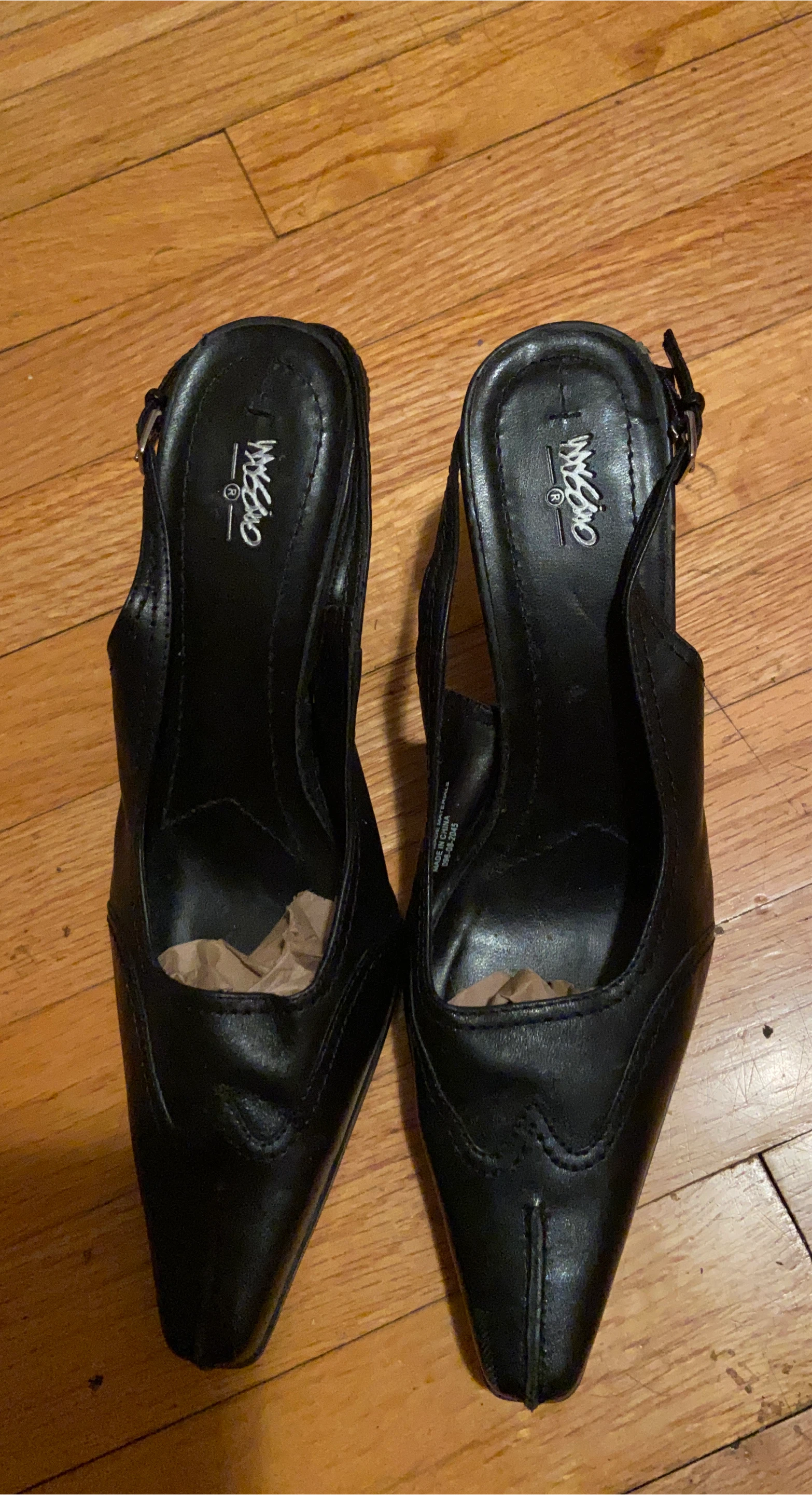 Mossimo Women's Black Slingback Heels