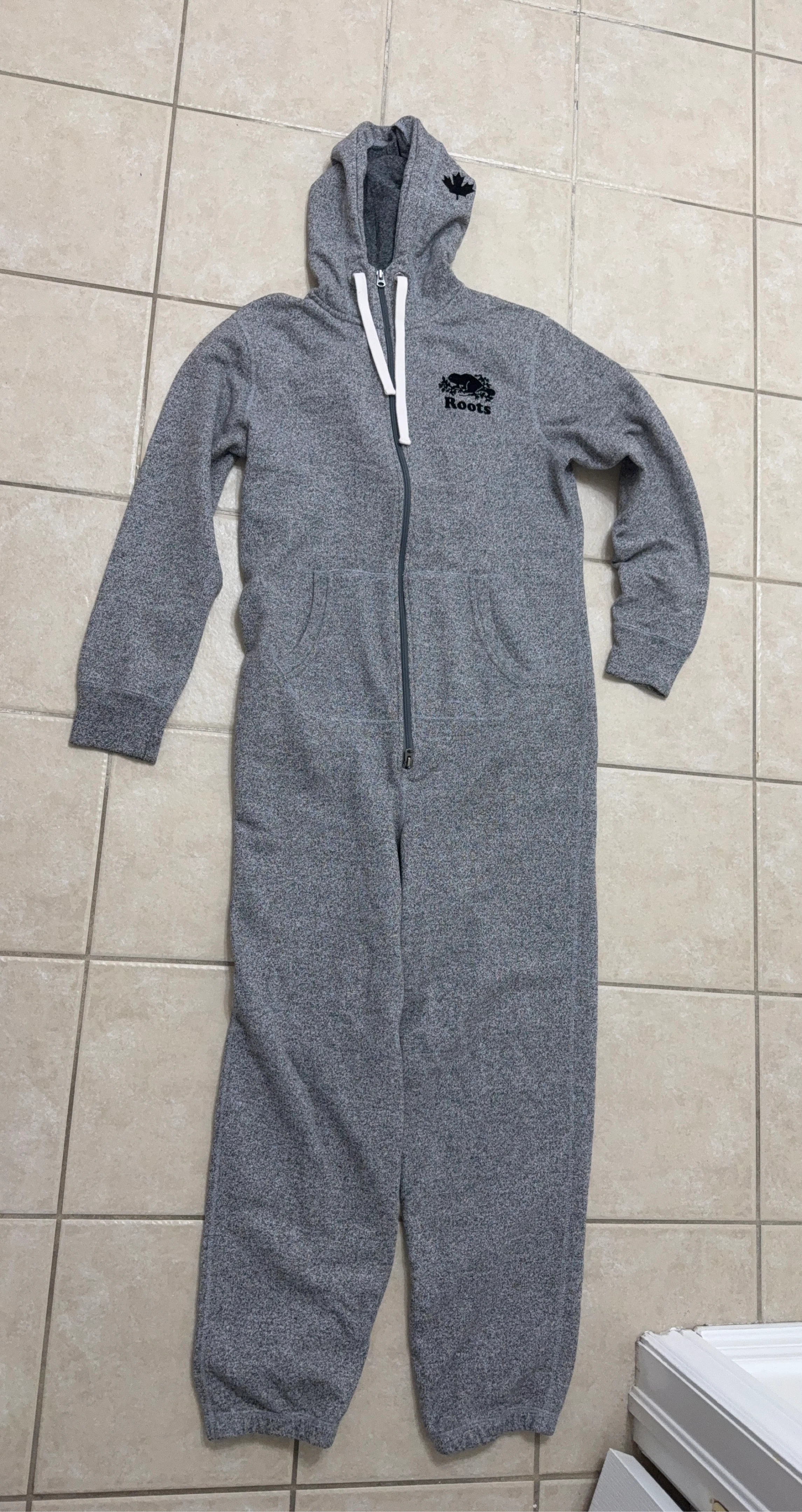 Roots Canada Grey Onesie Jumpsuit S/P