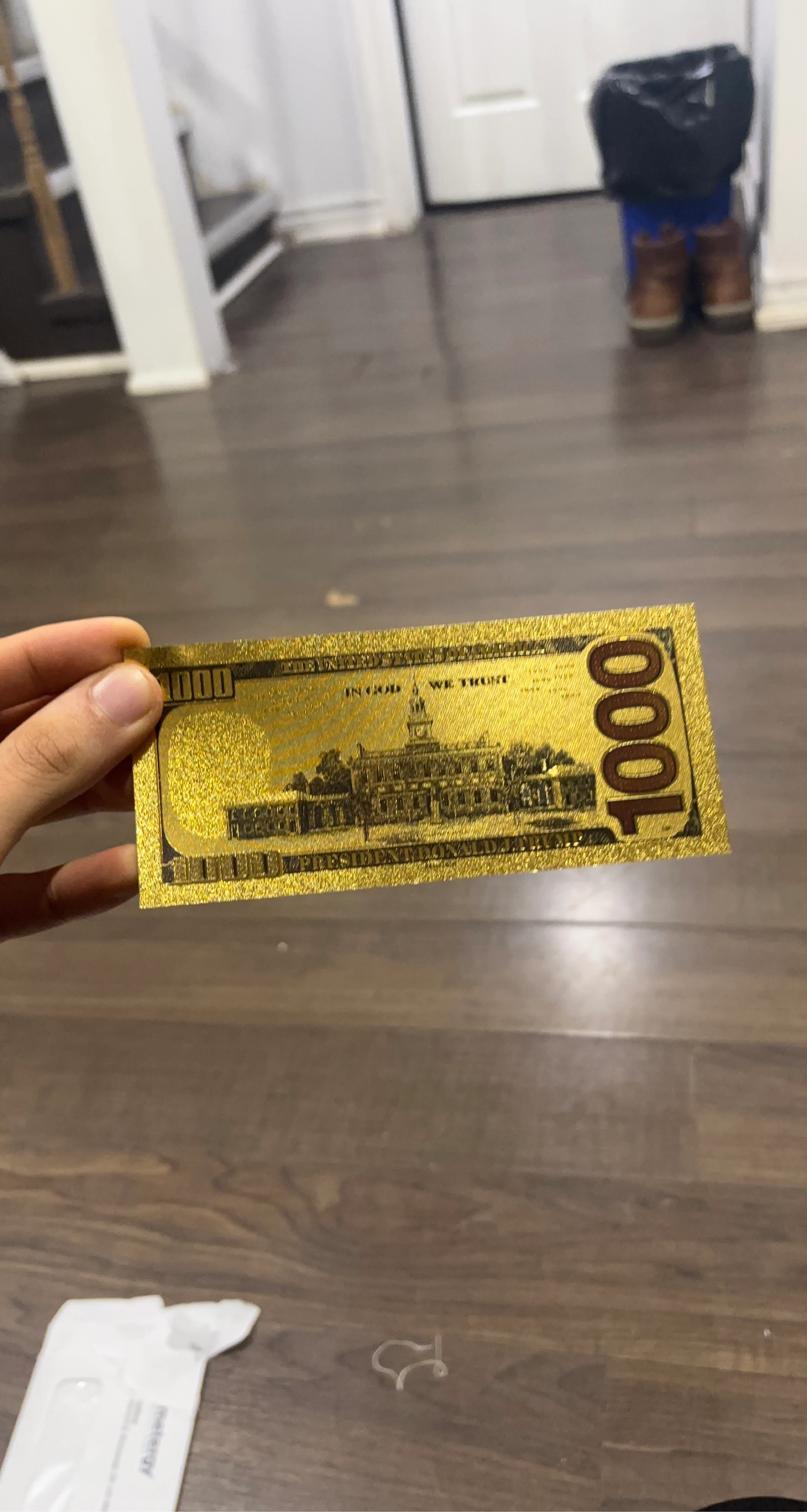Gold Banknote Collection - 1000 dollar Bills