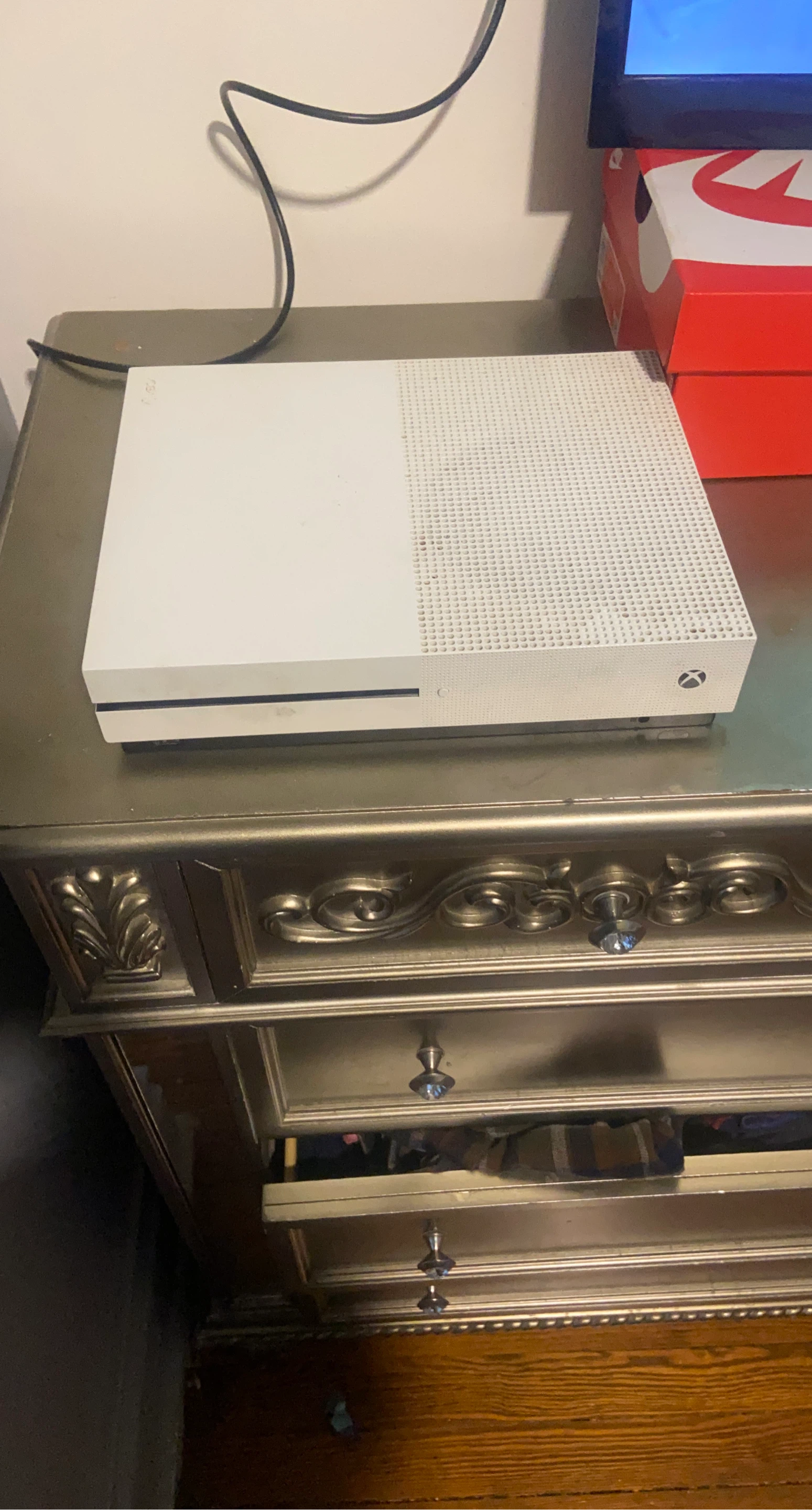 White Xbox One S Console