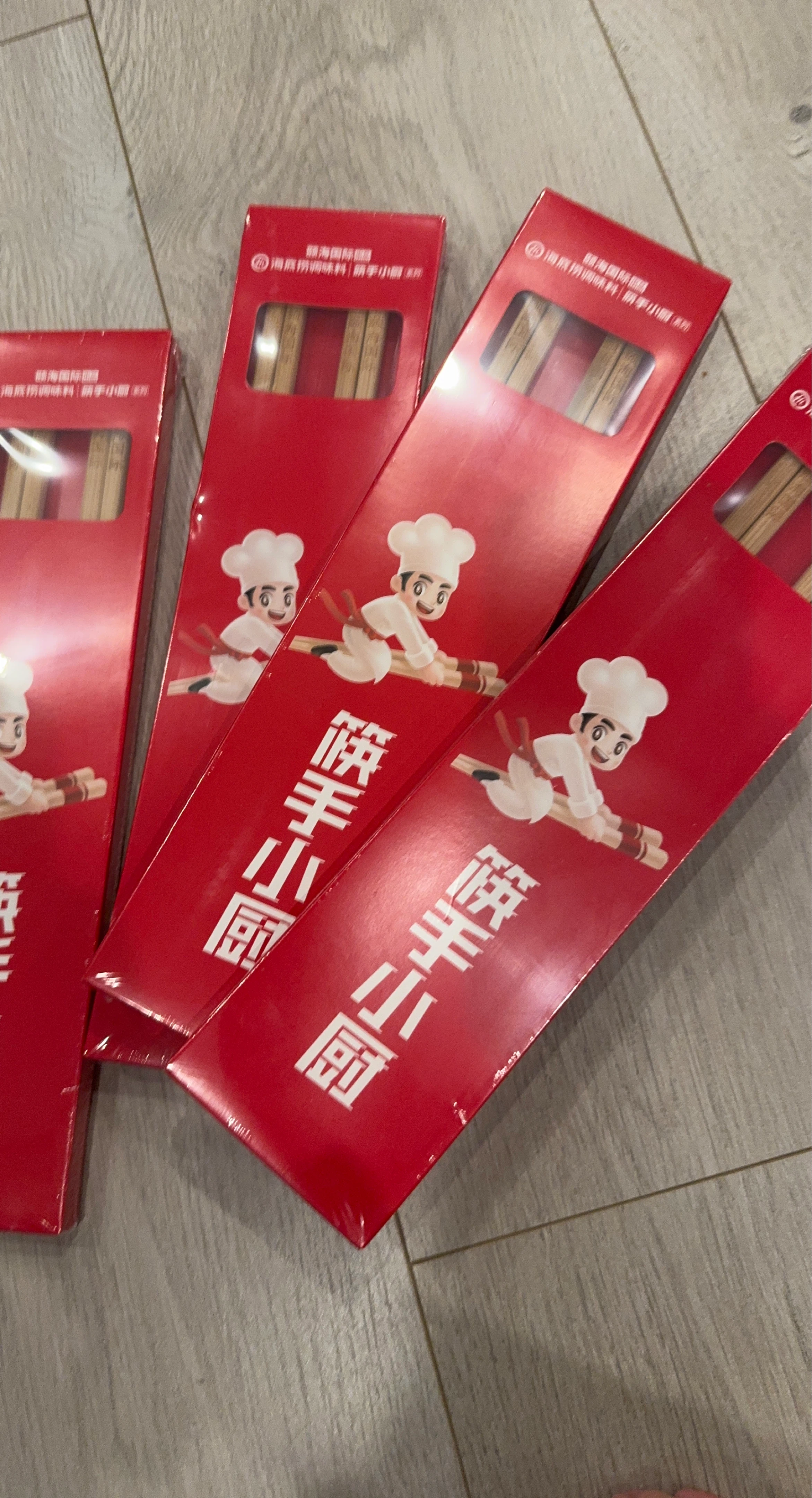 Haidilao hotpot Chopsticks 30cm 2 pairs Set 海底撈 火鍋筷