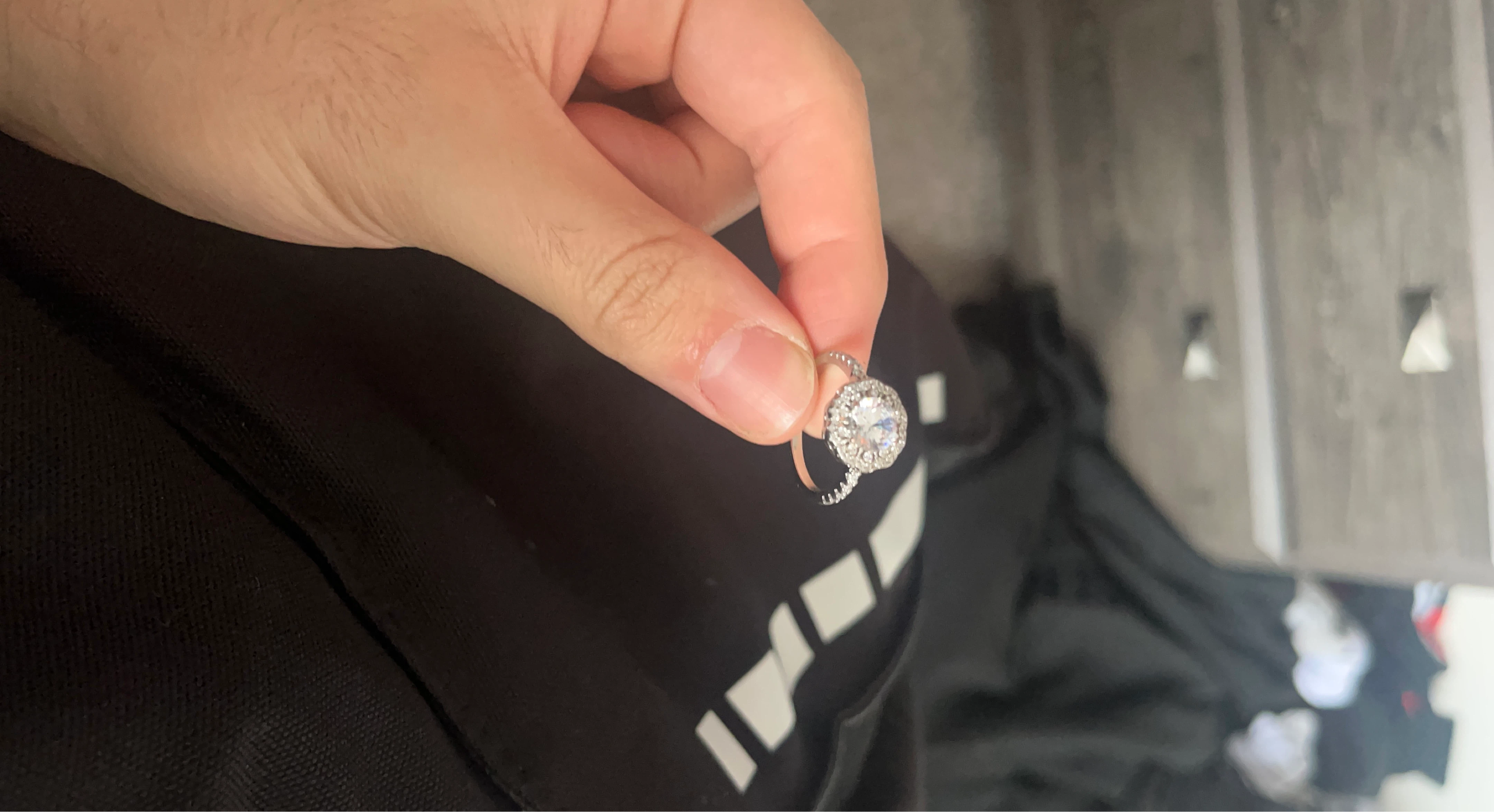 Authentic Australian rhinestone Lovisa ring