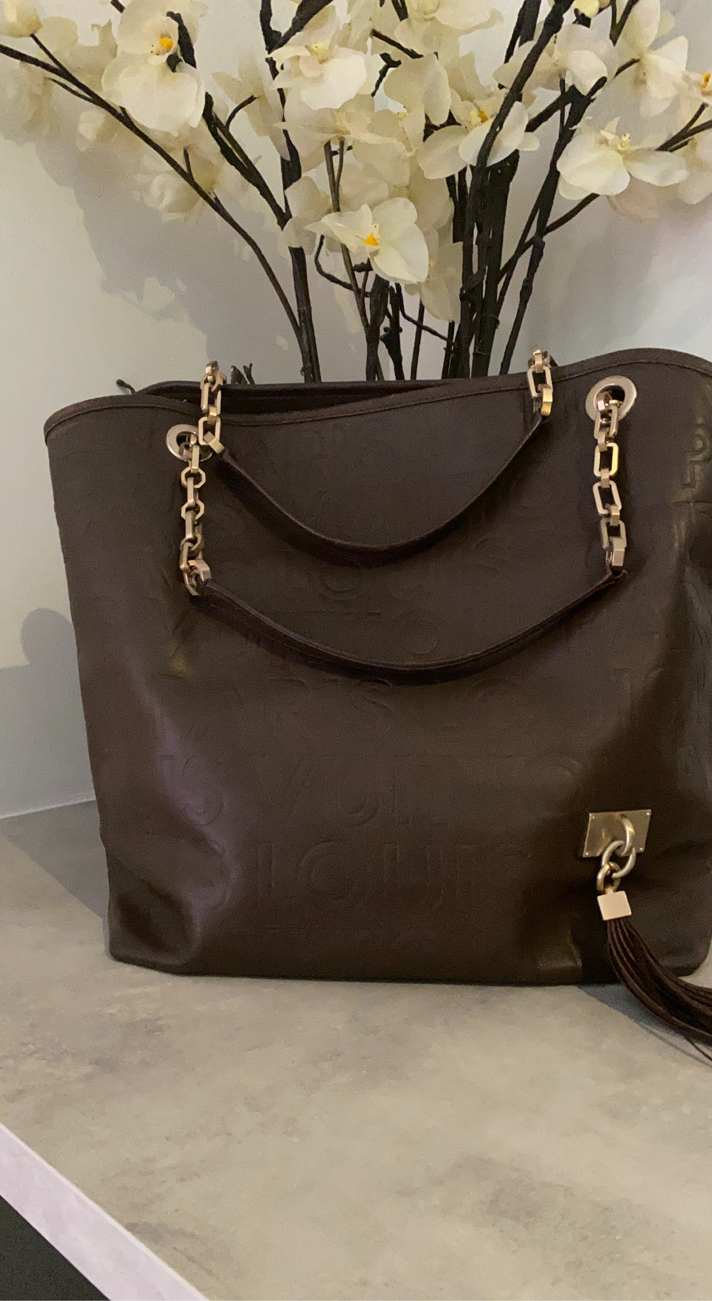 Brown Louis Vuitton Tote Bag