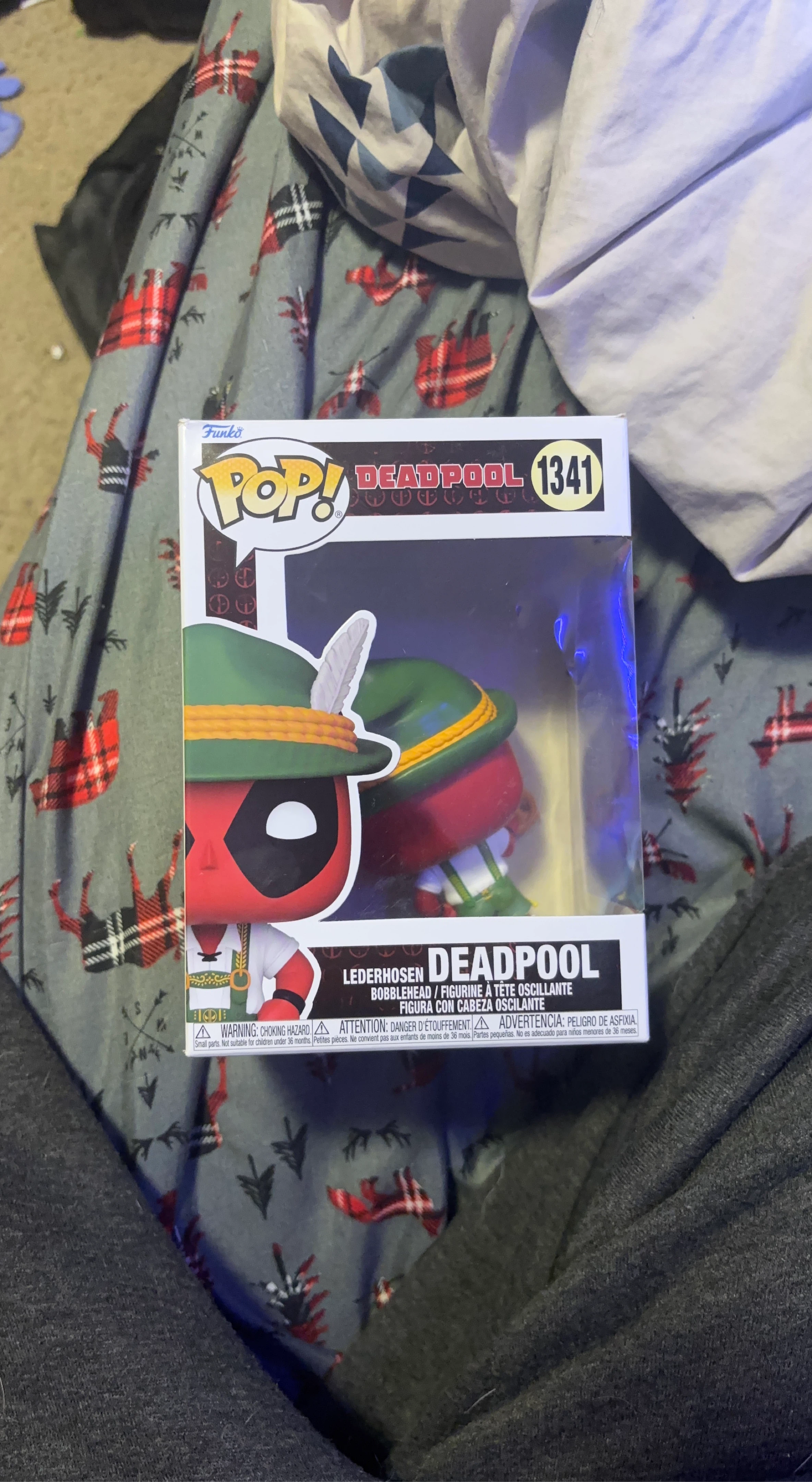 Funko Pop! #1341 Lederhosen Deadpool Bobblehead
