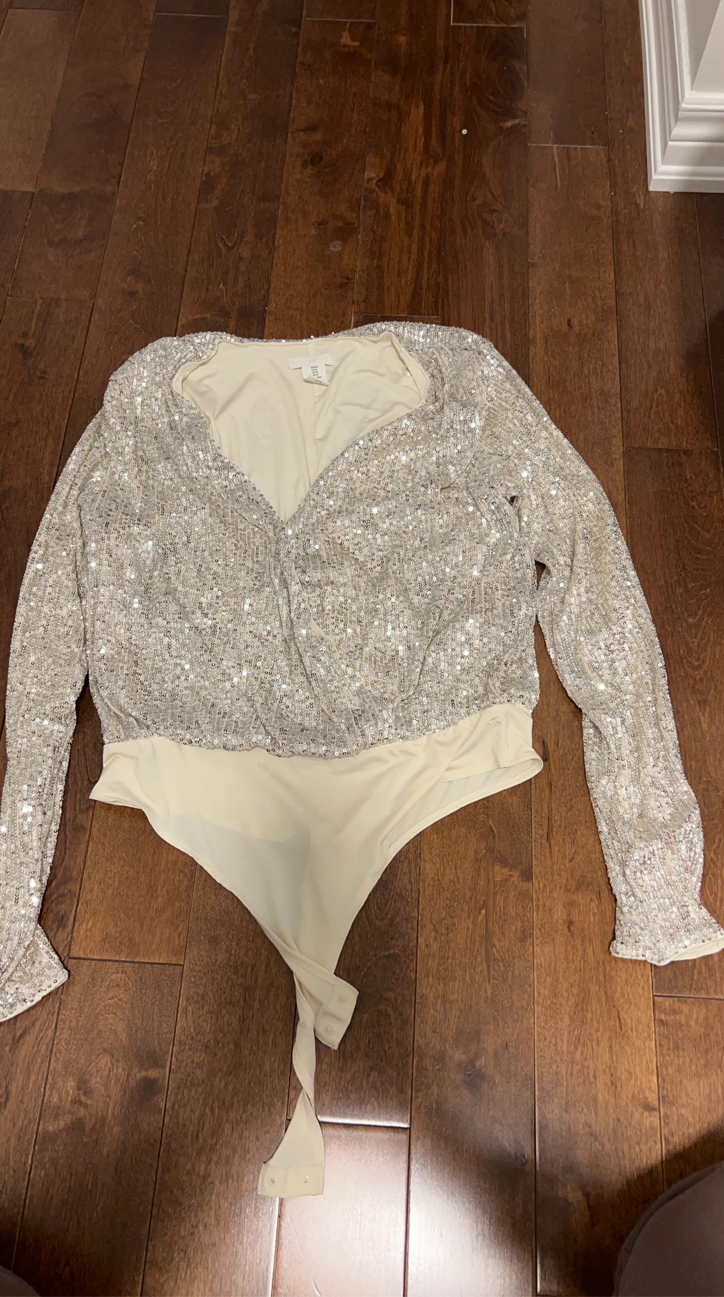 H&M Sequin Bodysuit