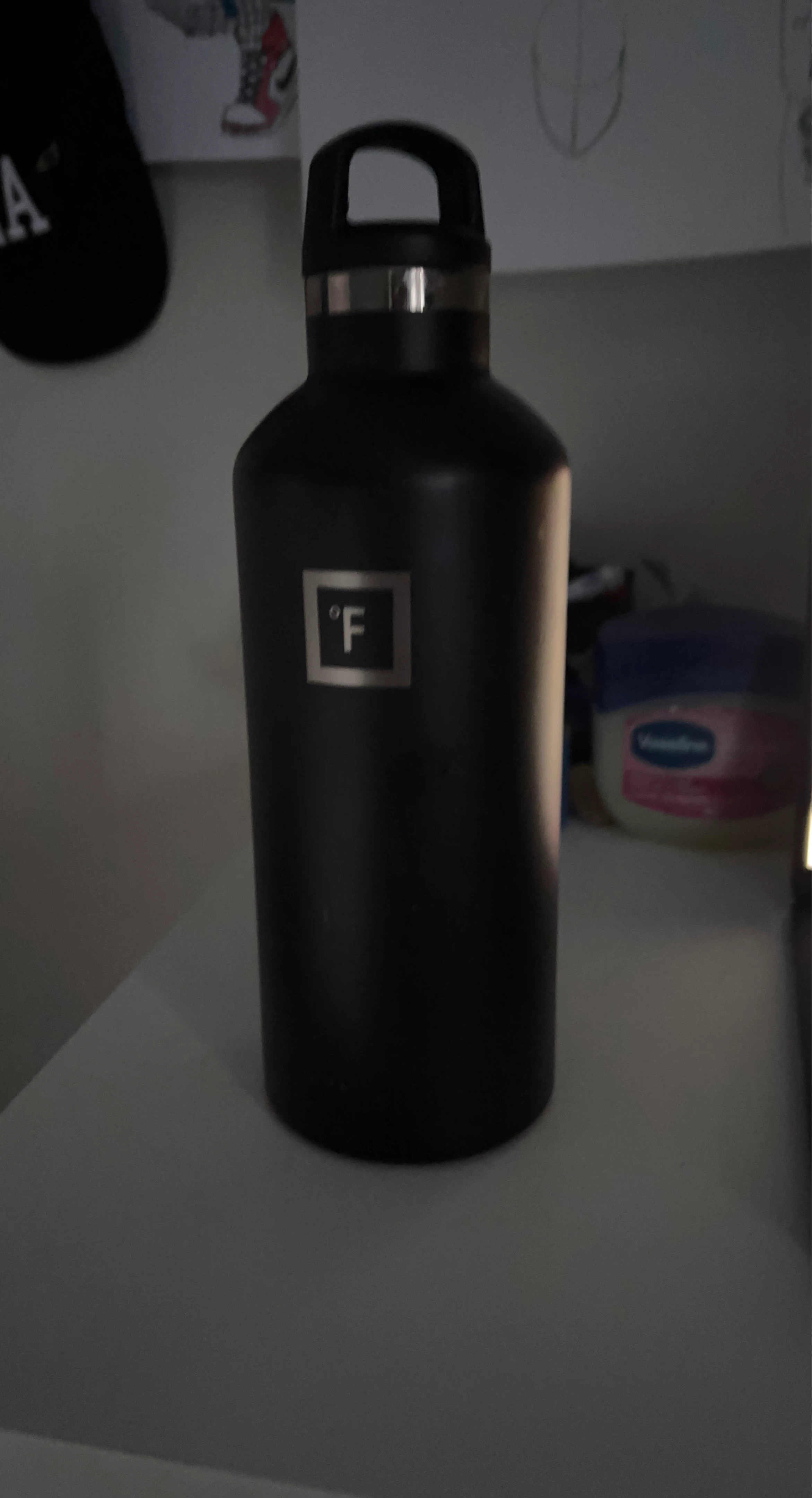 Black Insulated Water Bottle