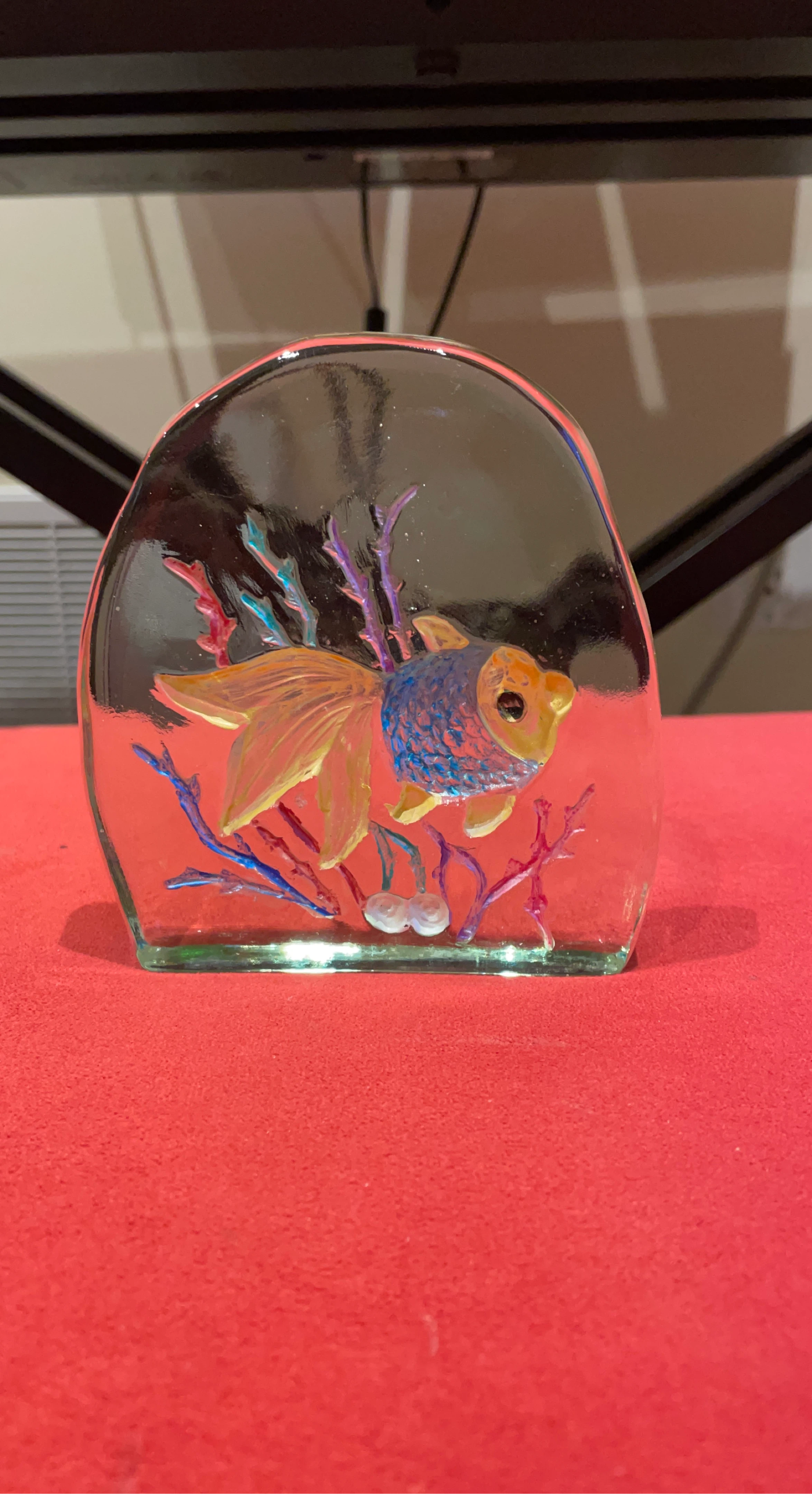 Glass Fish Ornament