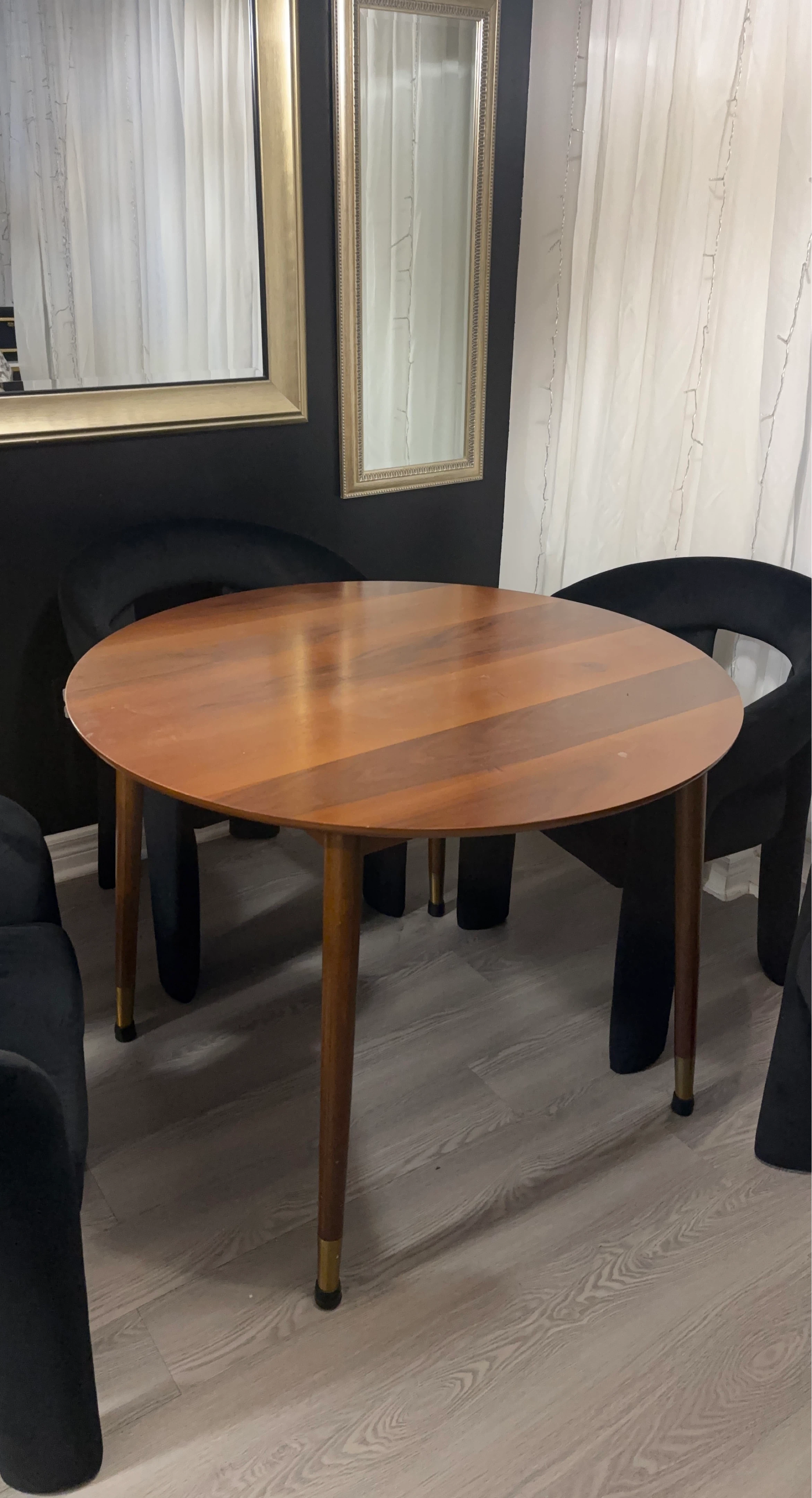 Round Wooden Dining Table