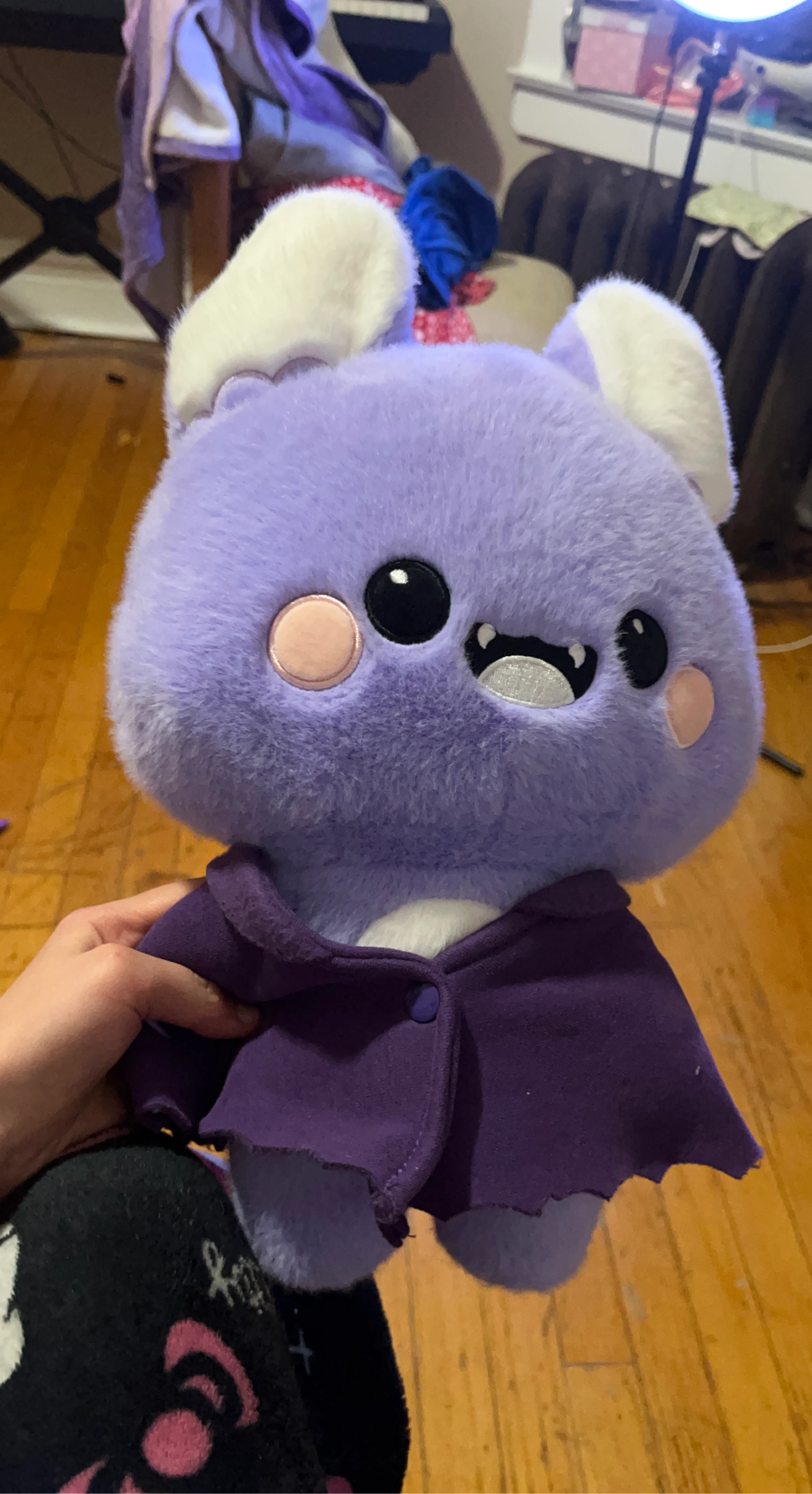 Purple Plush Toy with Cape