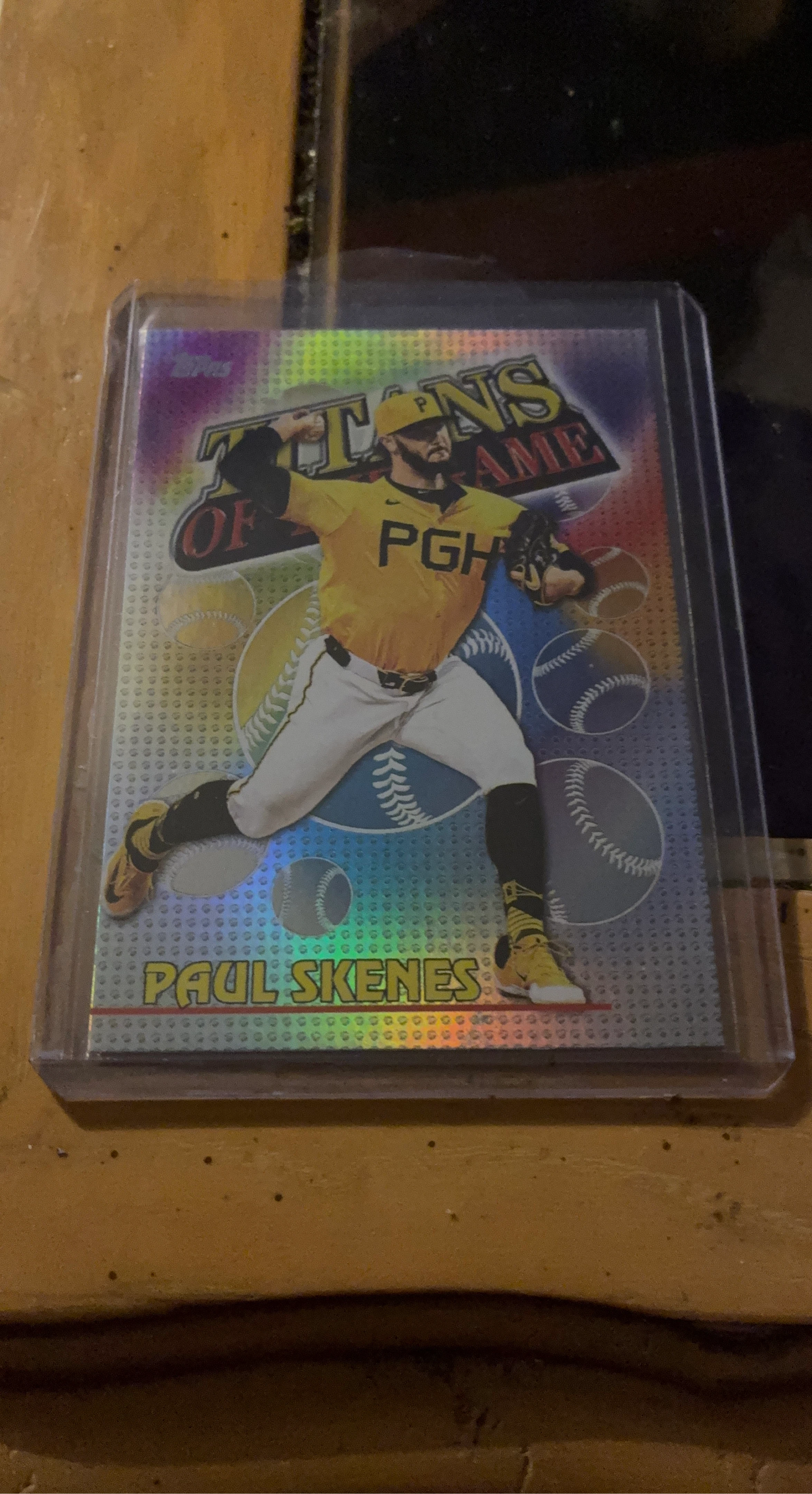 Paul Skenes "Titans of the Game" Baseball Card