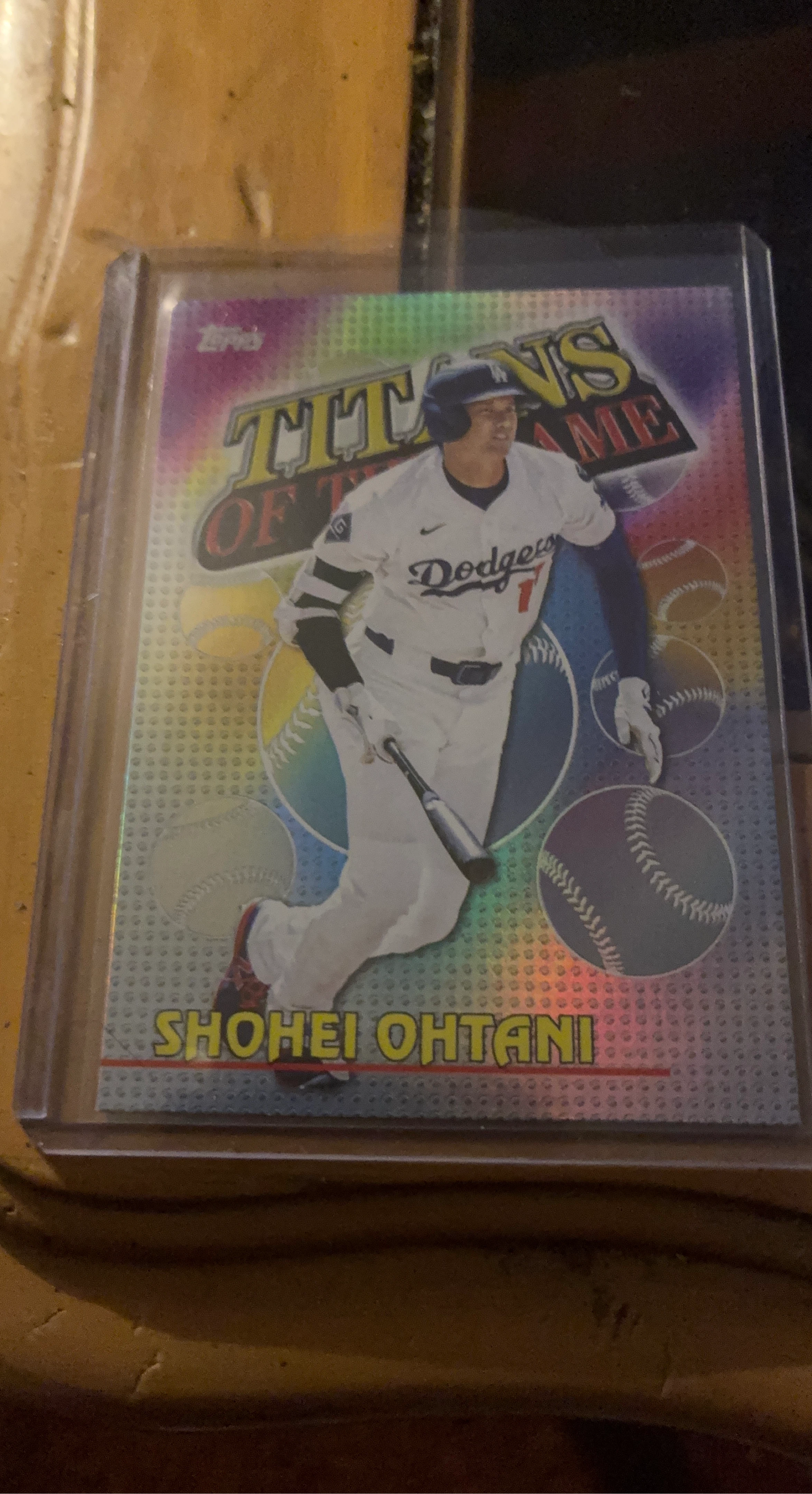 Topps Shohei Ohtani Titans of the Game Baseball Card