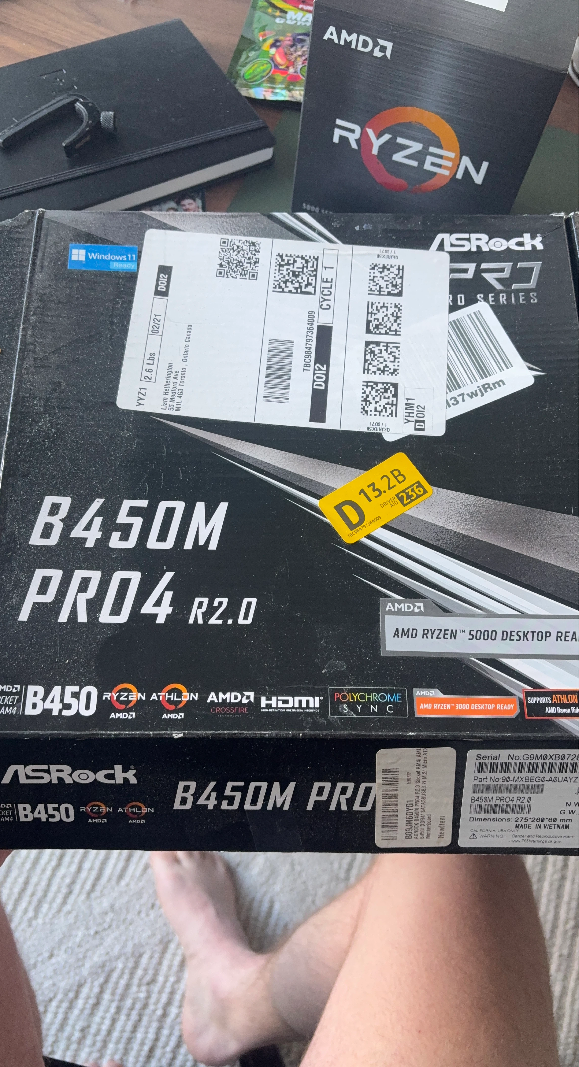 ASRock B450M Pro4 R2.0 Motherboard