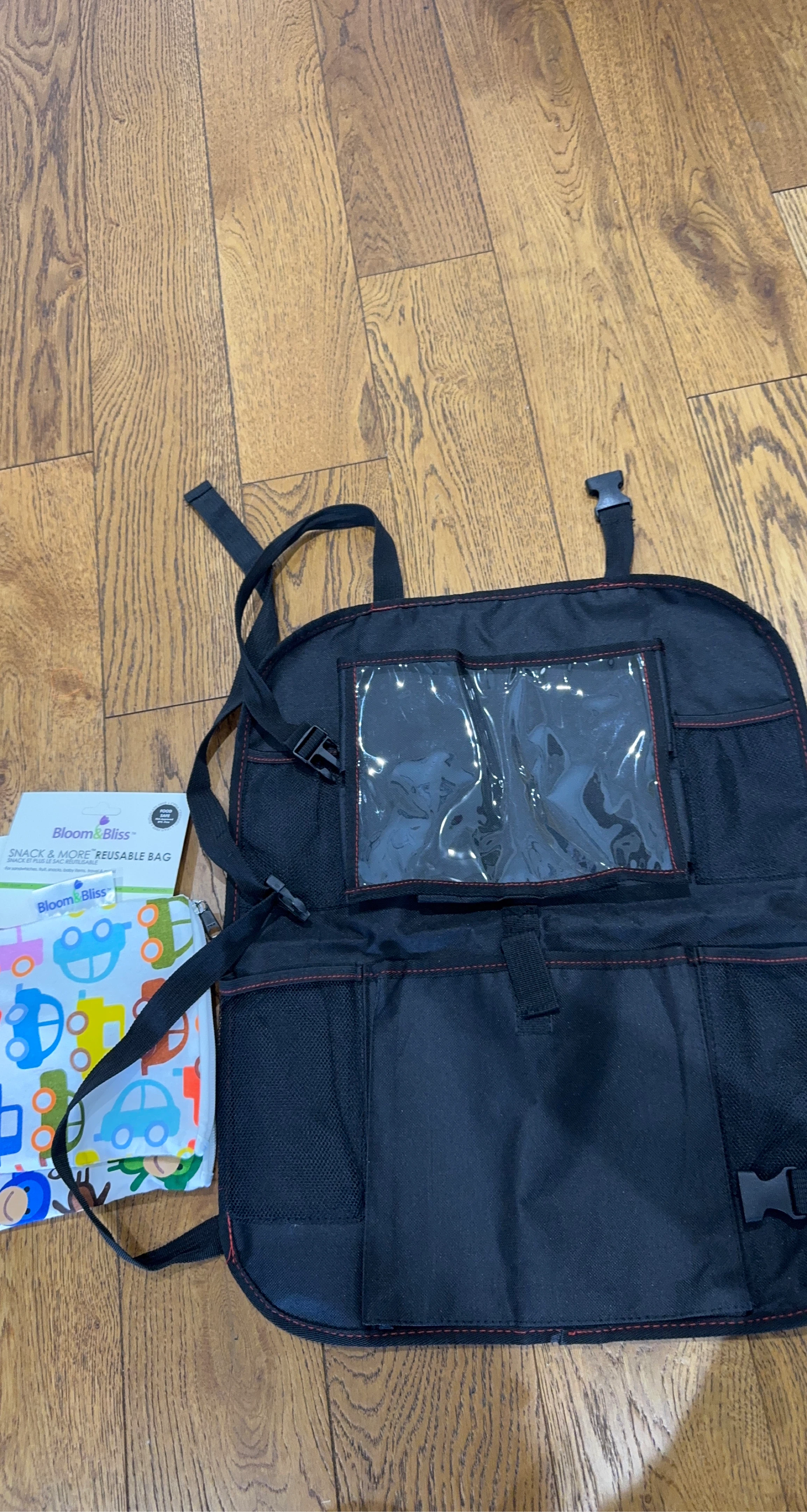Black Car seat organizer