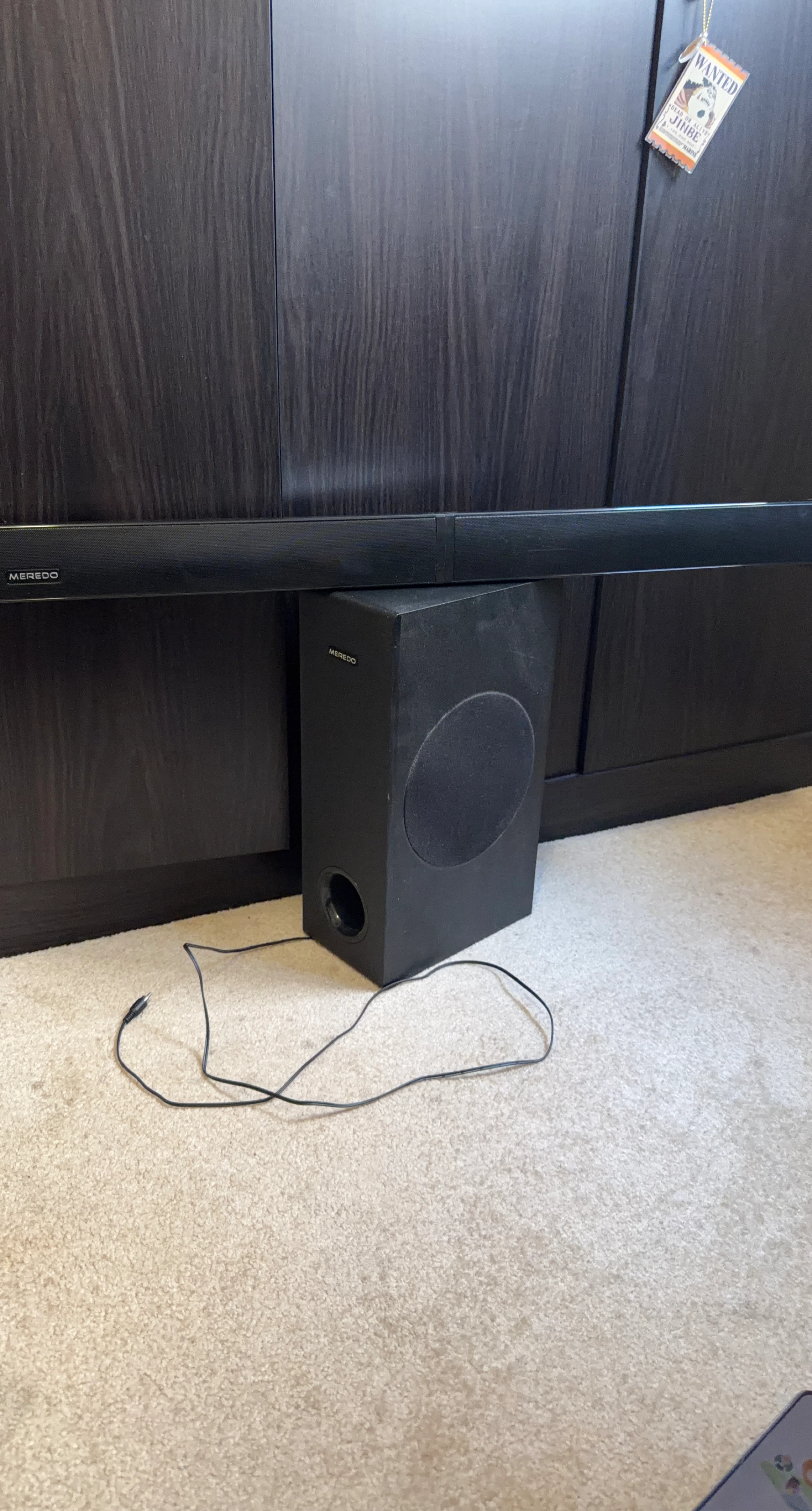 Meredo Soundbar and Subwoofer Set