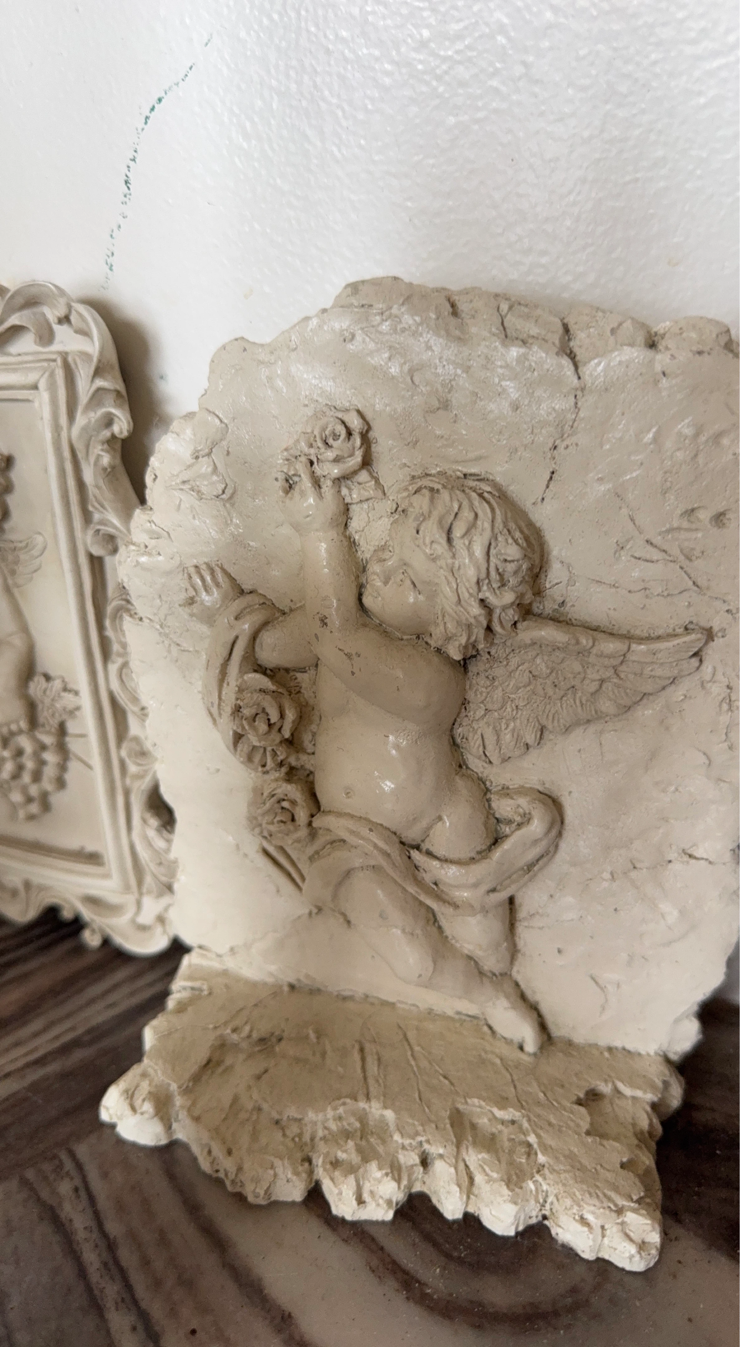 Cherub Angel Figurine book ends