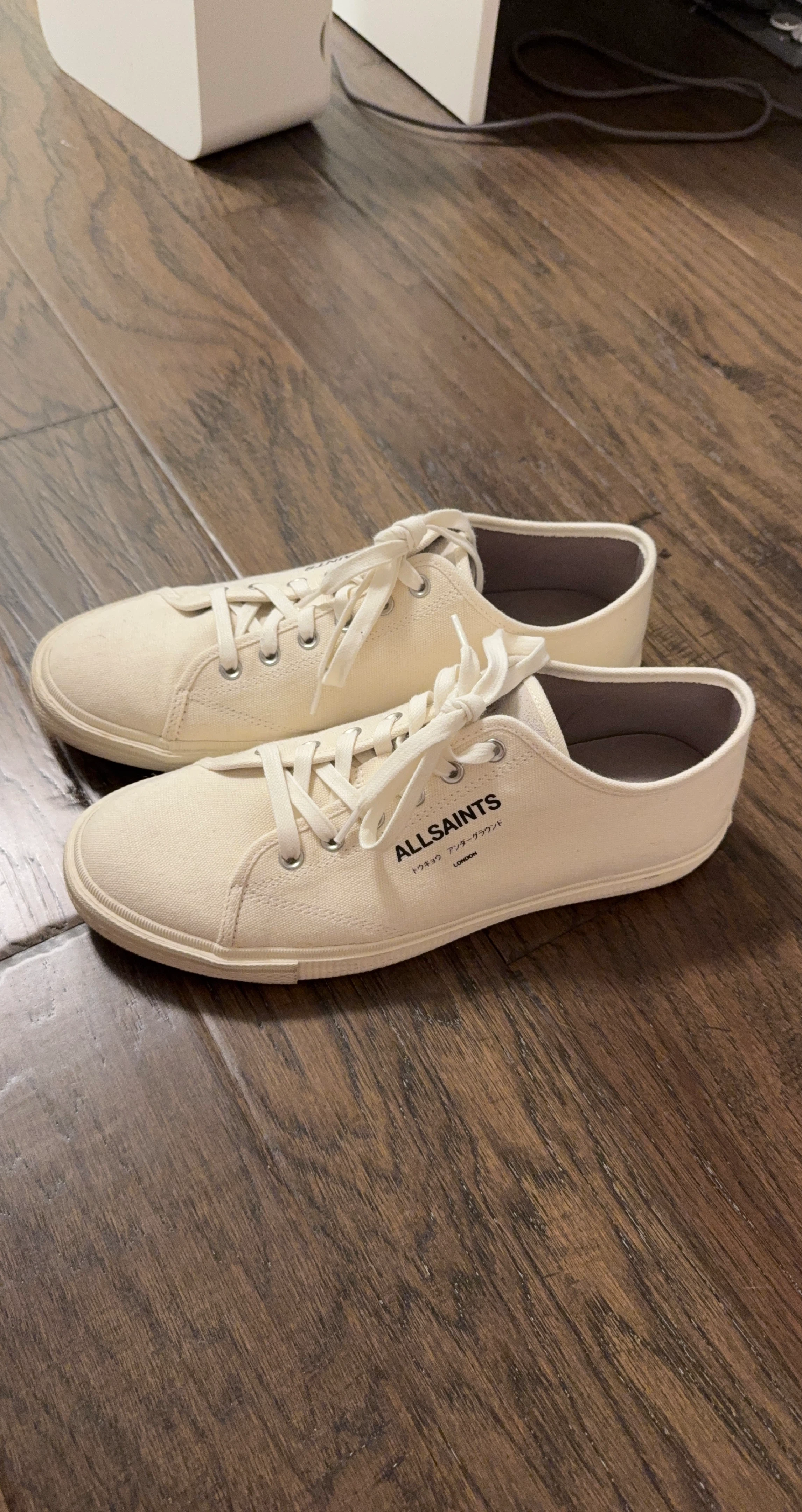 AllSaints Canvas Sneakers - Off-White