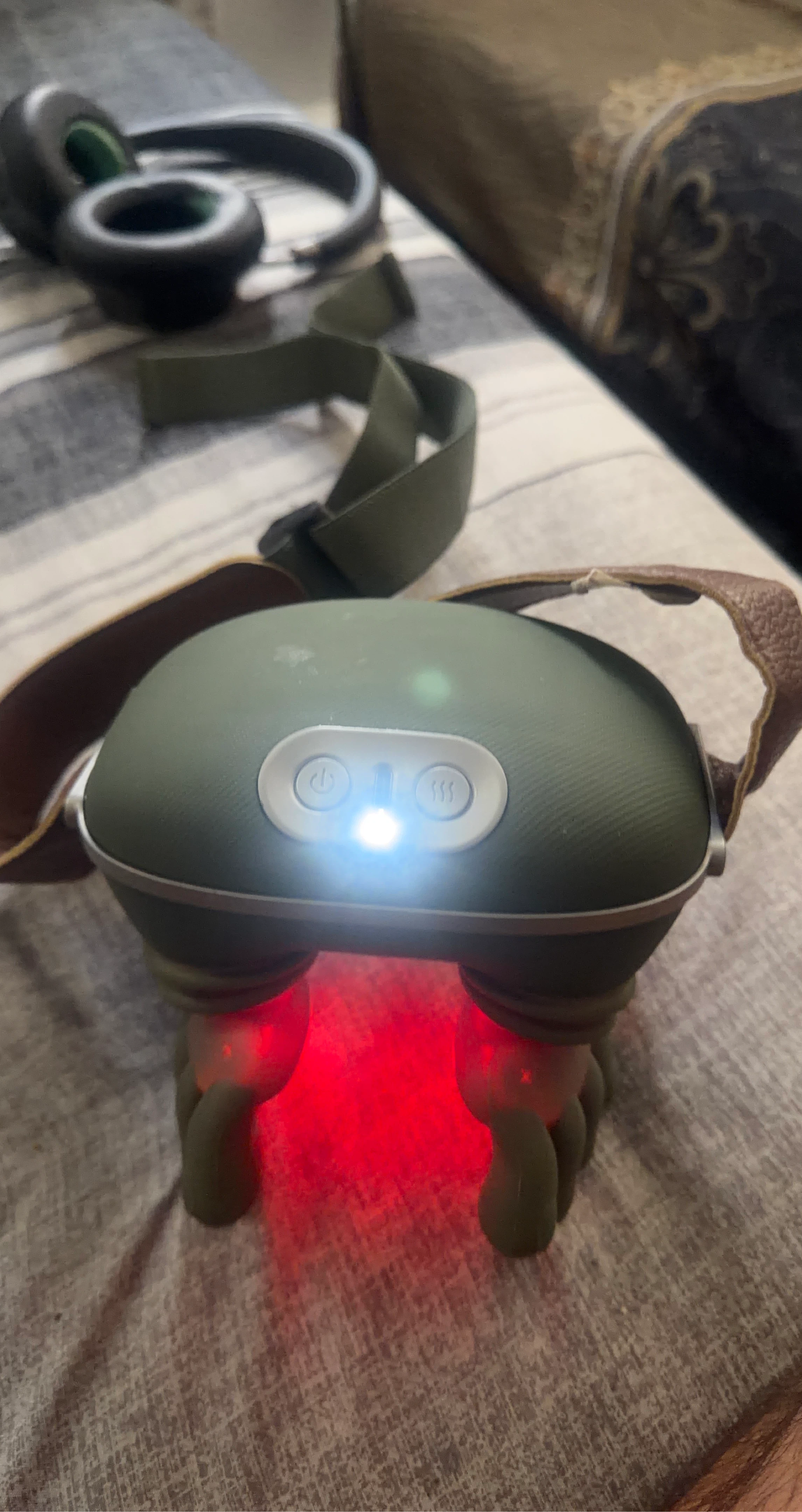Green Neck and Shoulder Massager with Heat