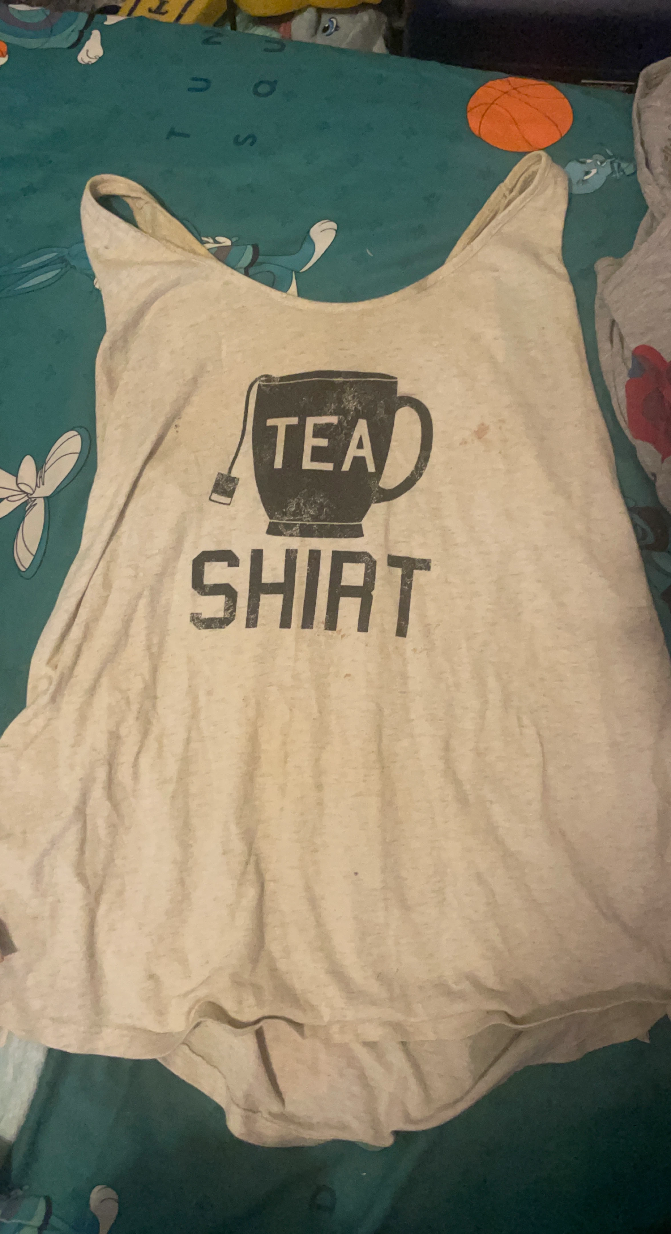 Tea Shirt Graphic Tank Top