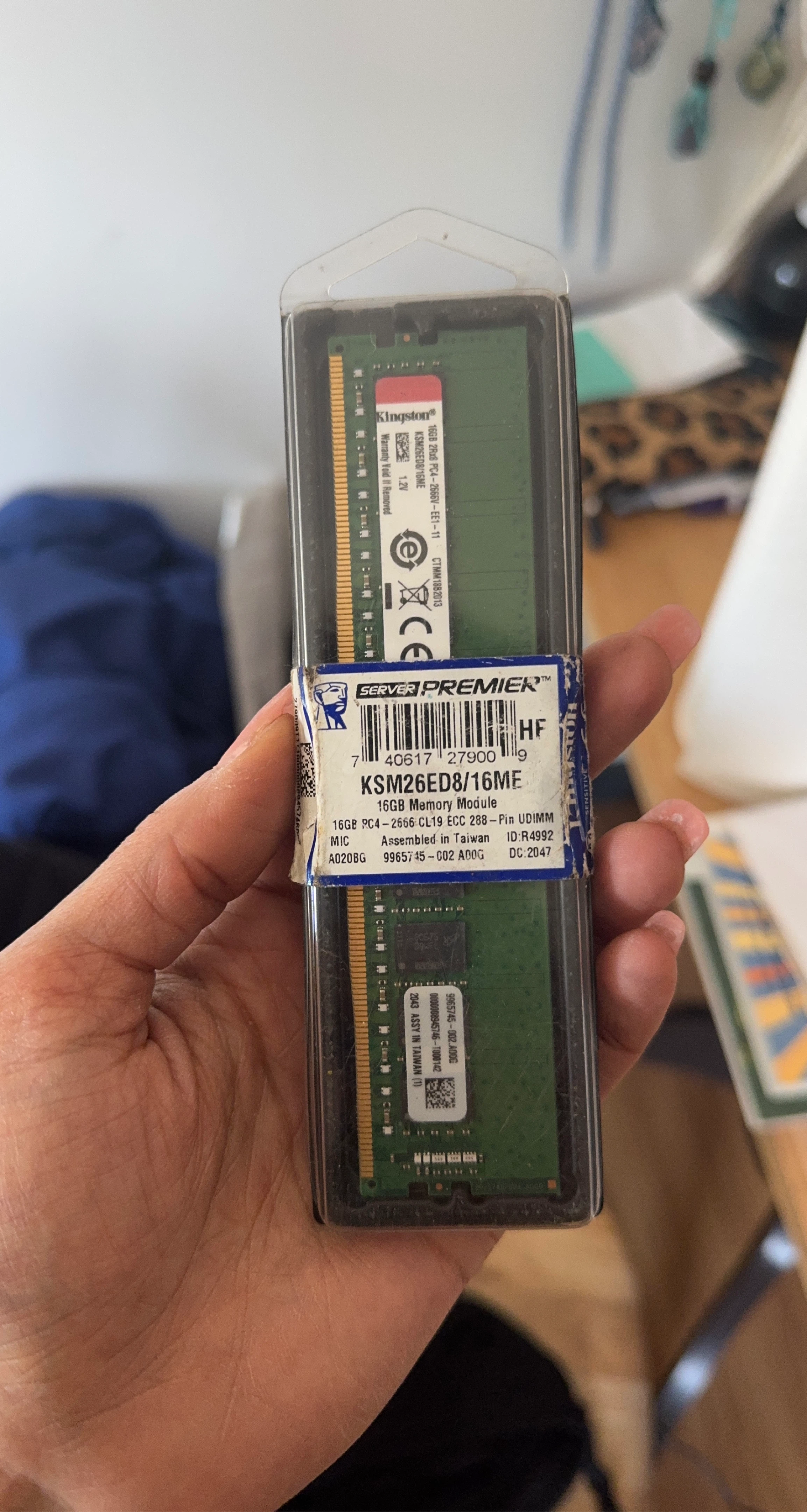 Kingston Server Premier 16GB DDR4 Memory Module