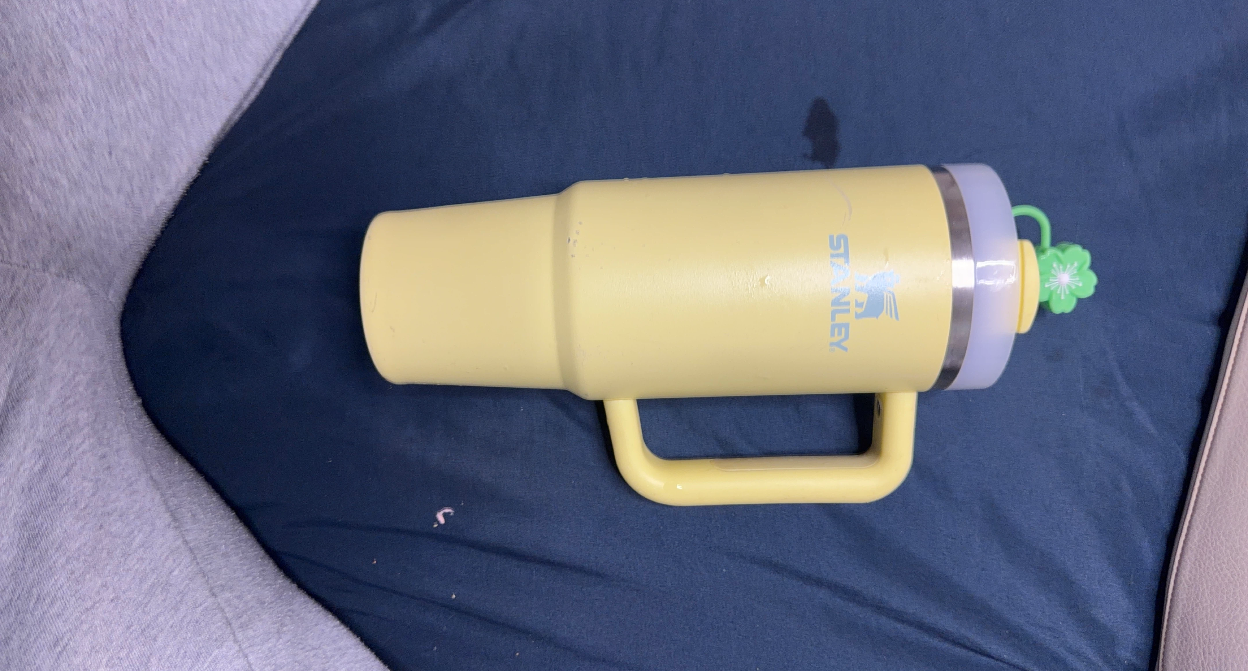 Stanley Yellow Tumbler with Handle