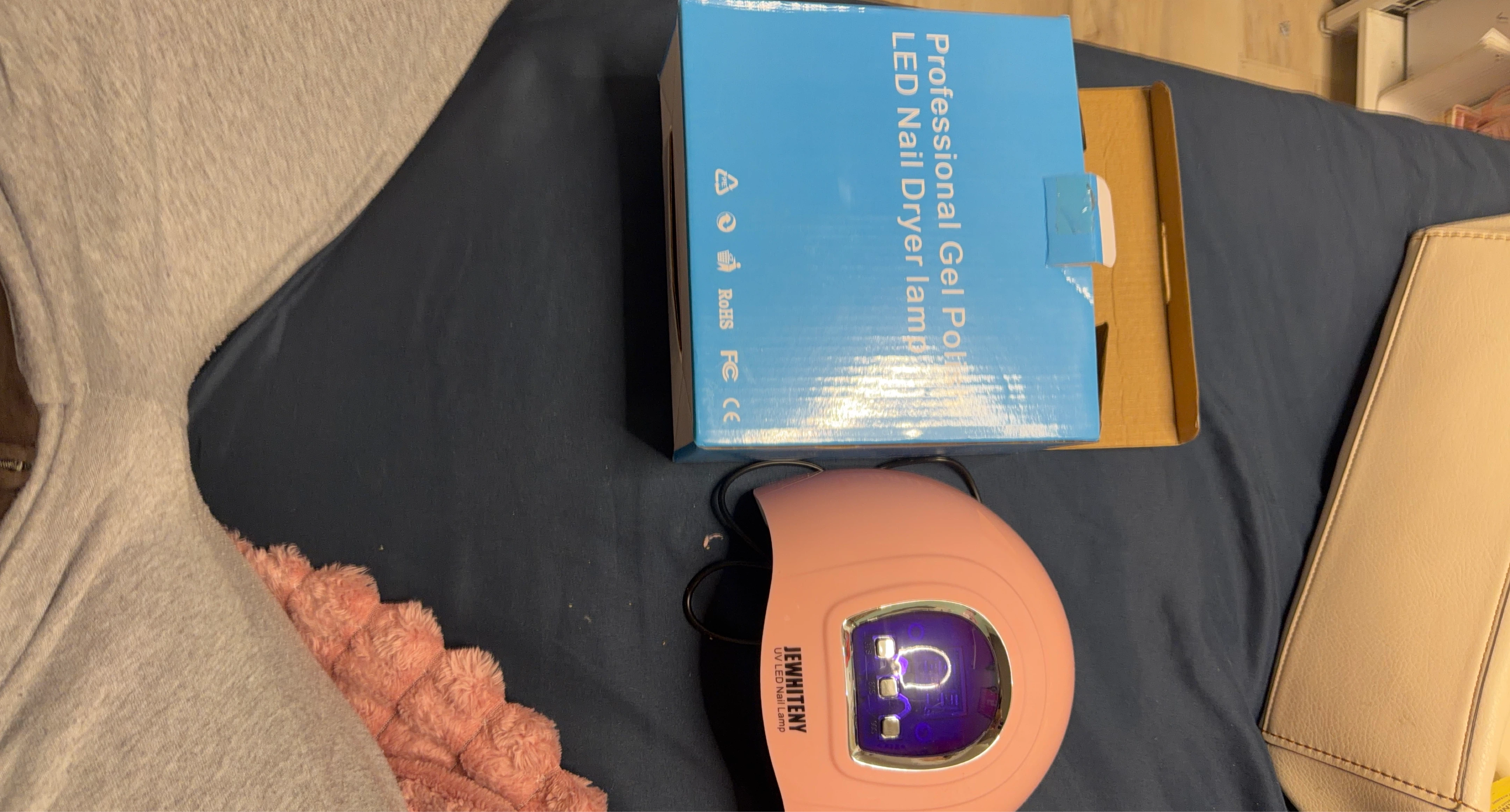 JEWHITENY UV LED Nail Lamp - Pink