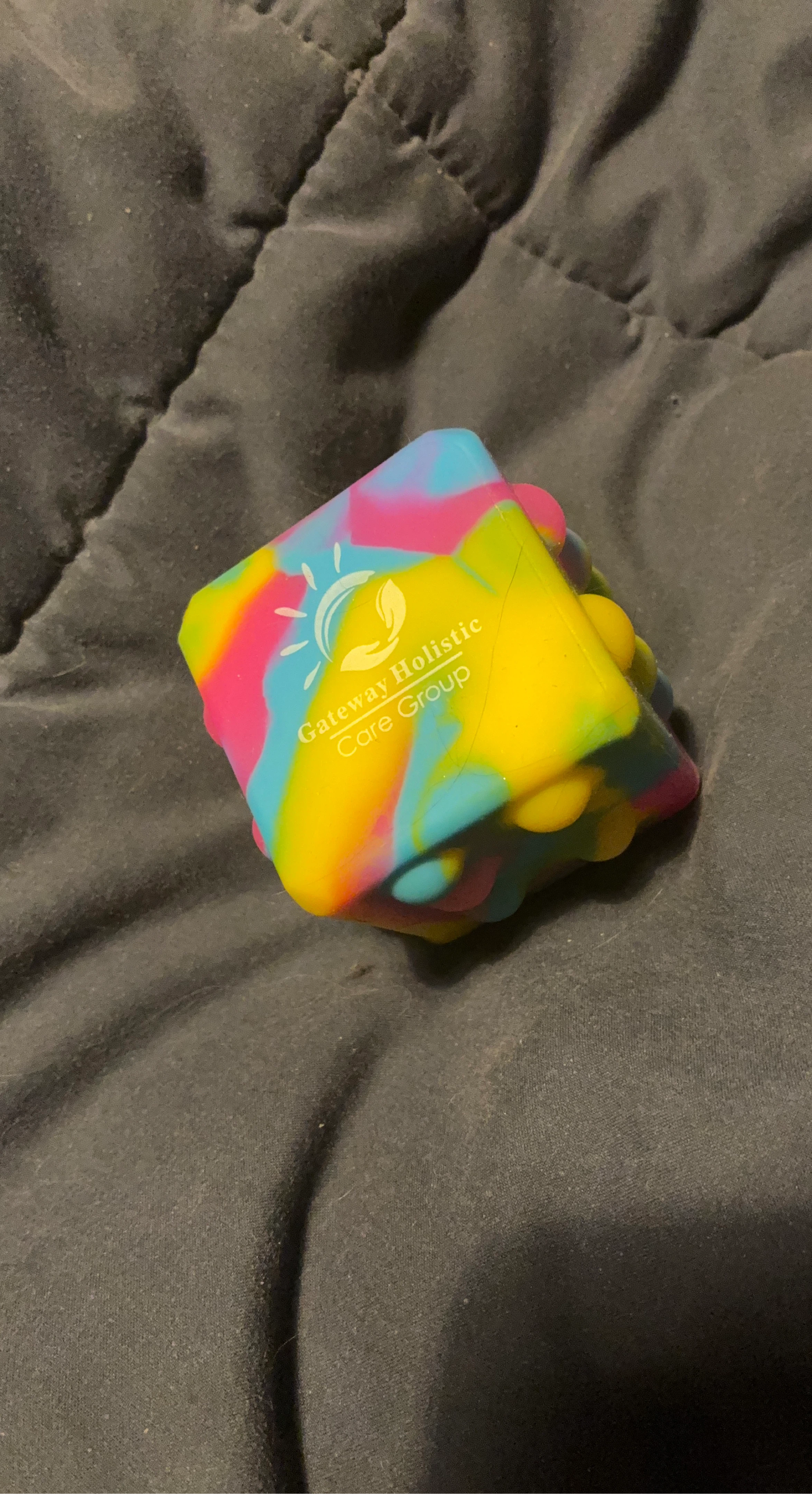 Rainbow Swirl Sensory Fidget Cube