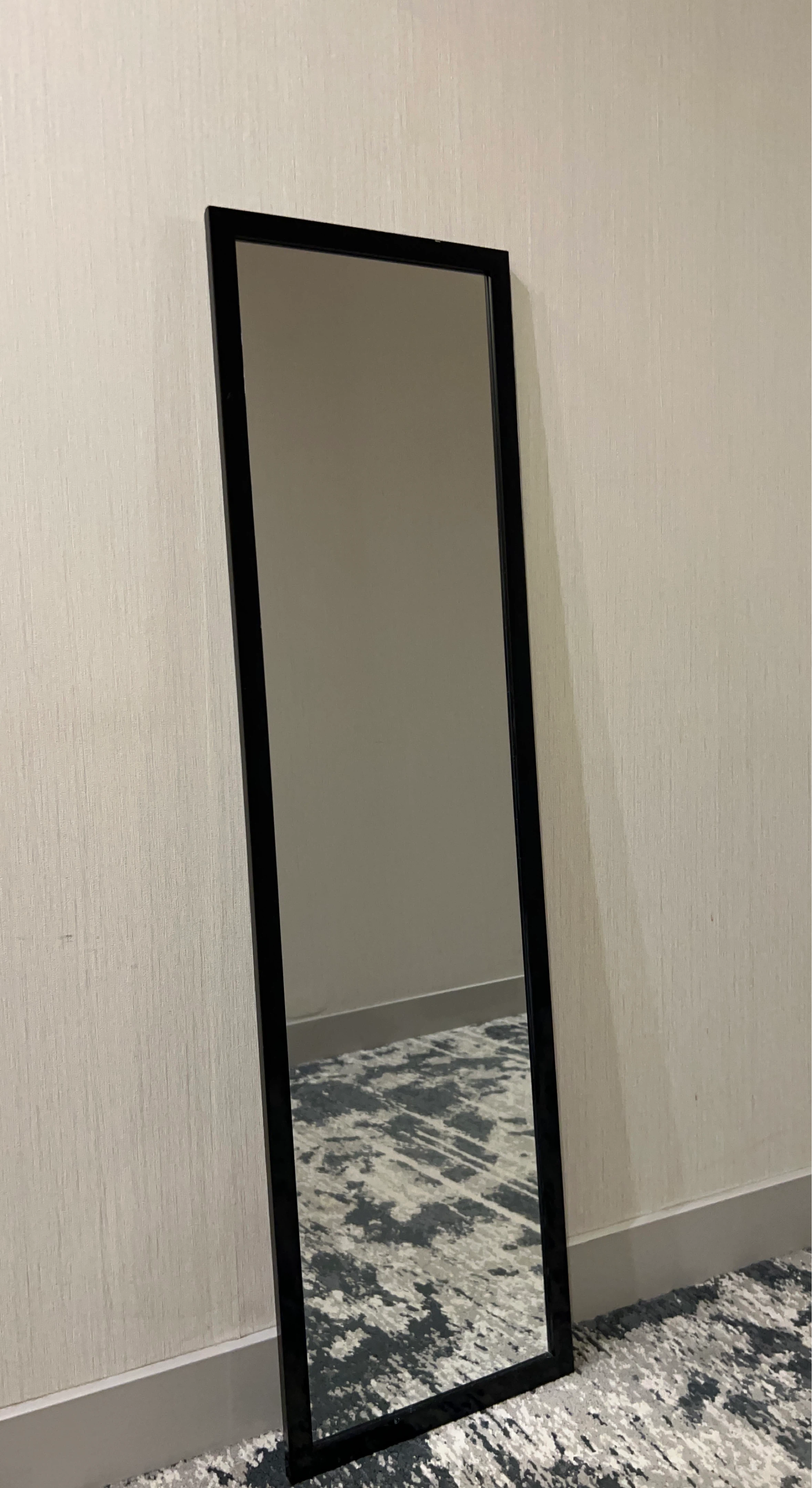 Mirror with Black Frame