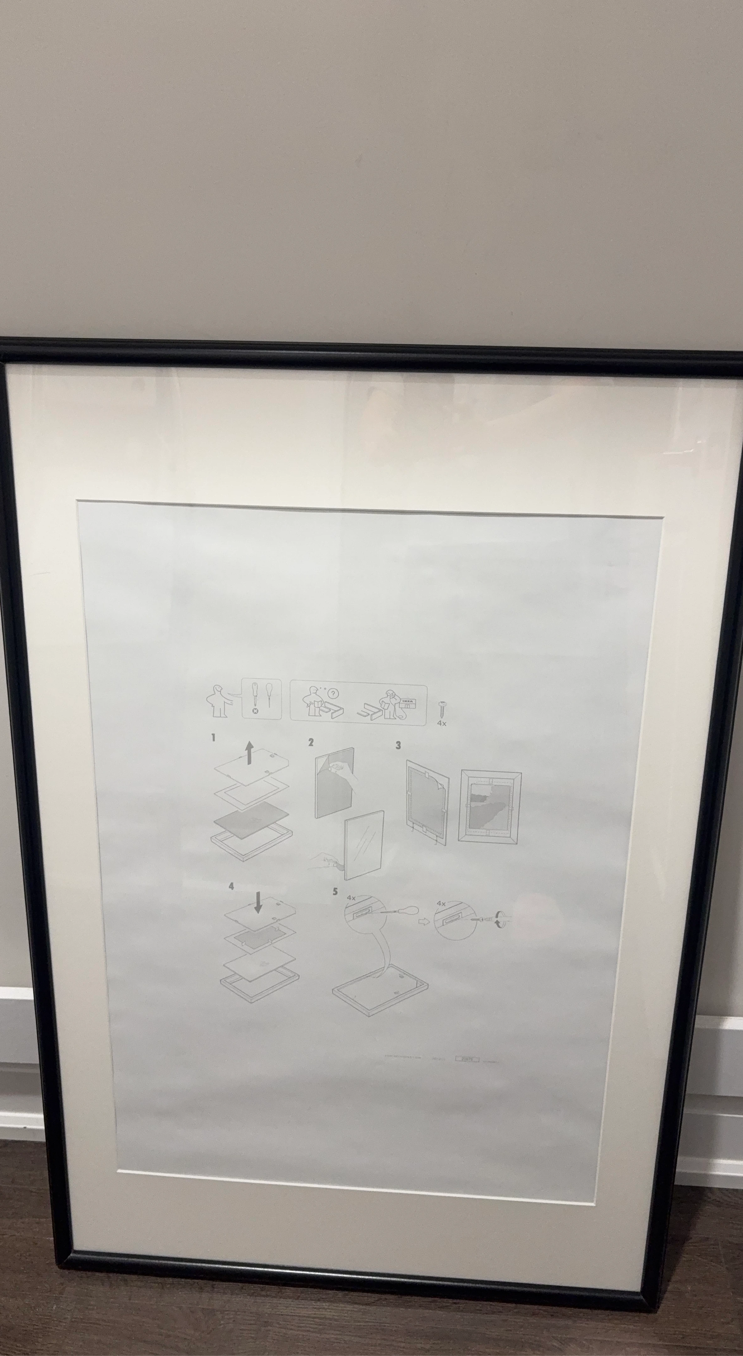 IKEA Black Picture Frame