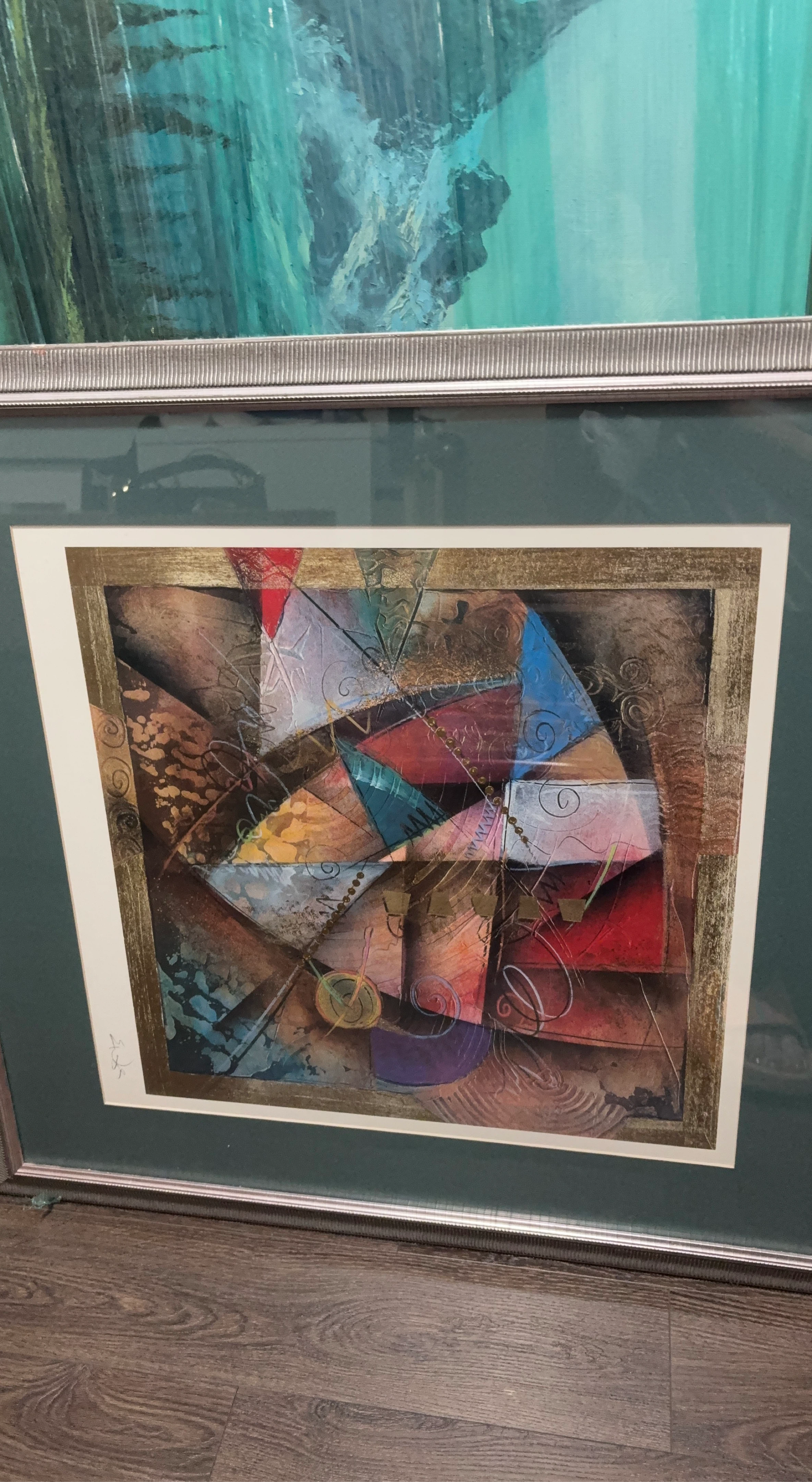 Framed Abstract Art Print
