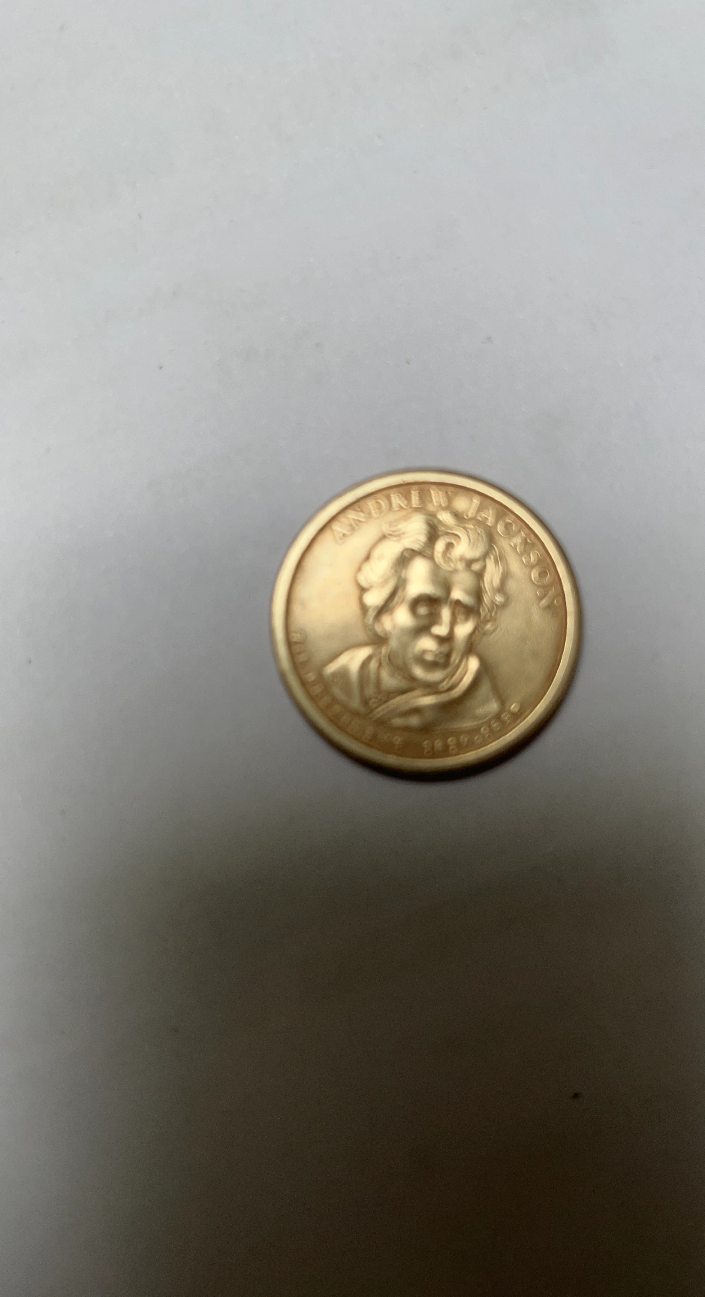 Andrew Jackson Presidential Dollar Coin