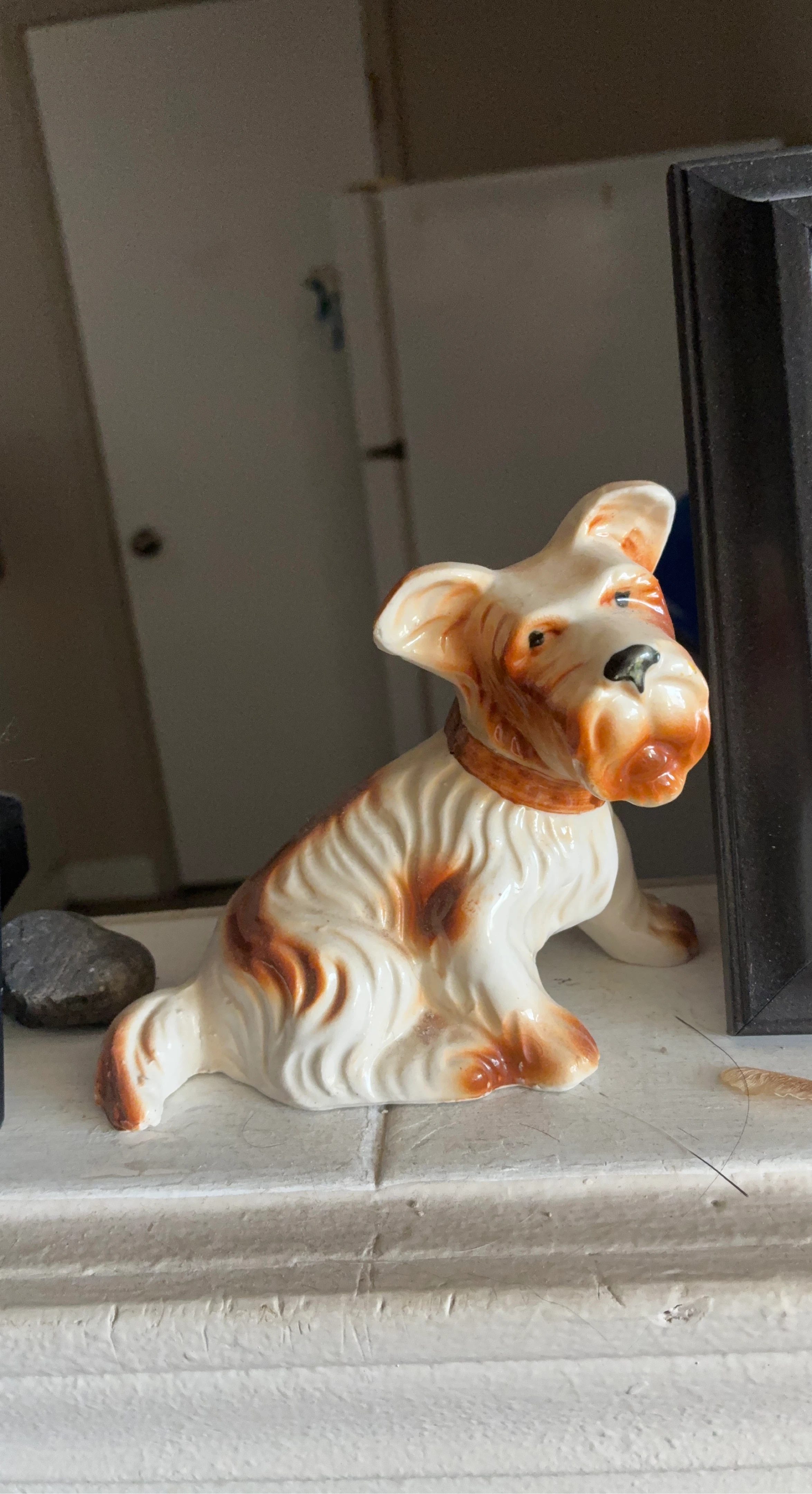 Ceramic Dog Figurine