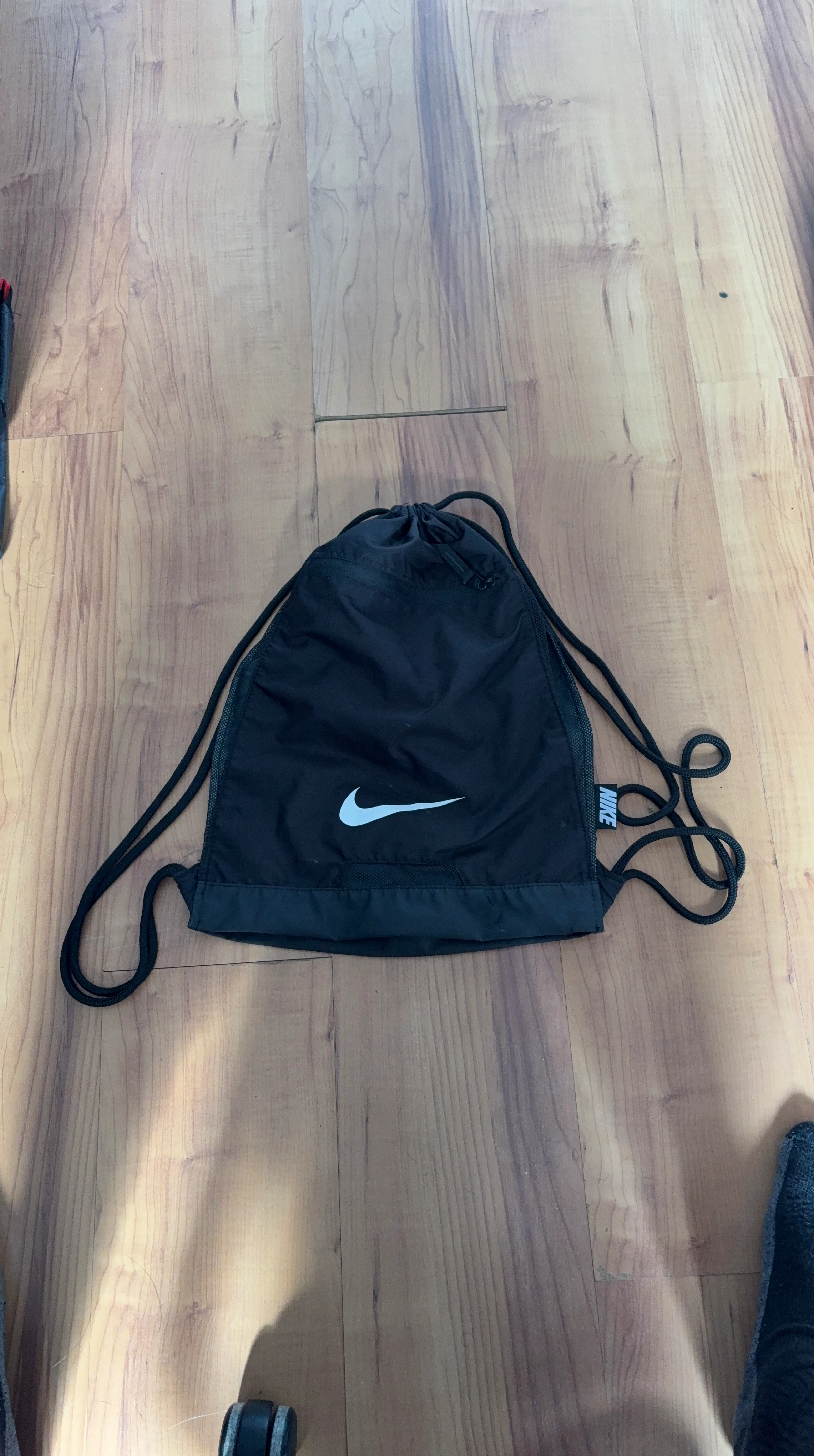 Nike Drawstring Gym Bag Black