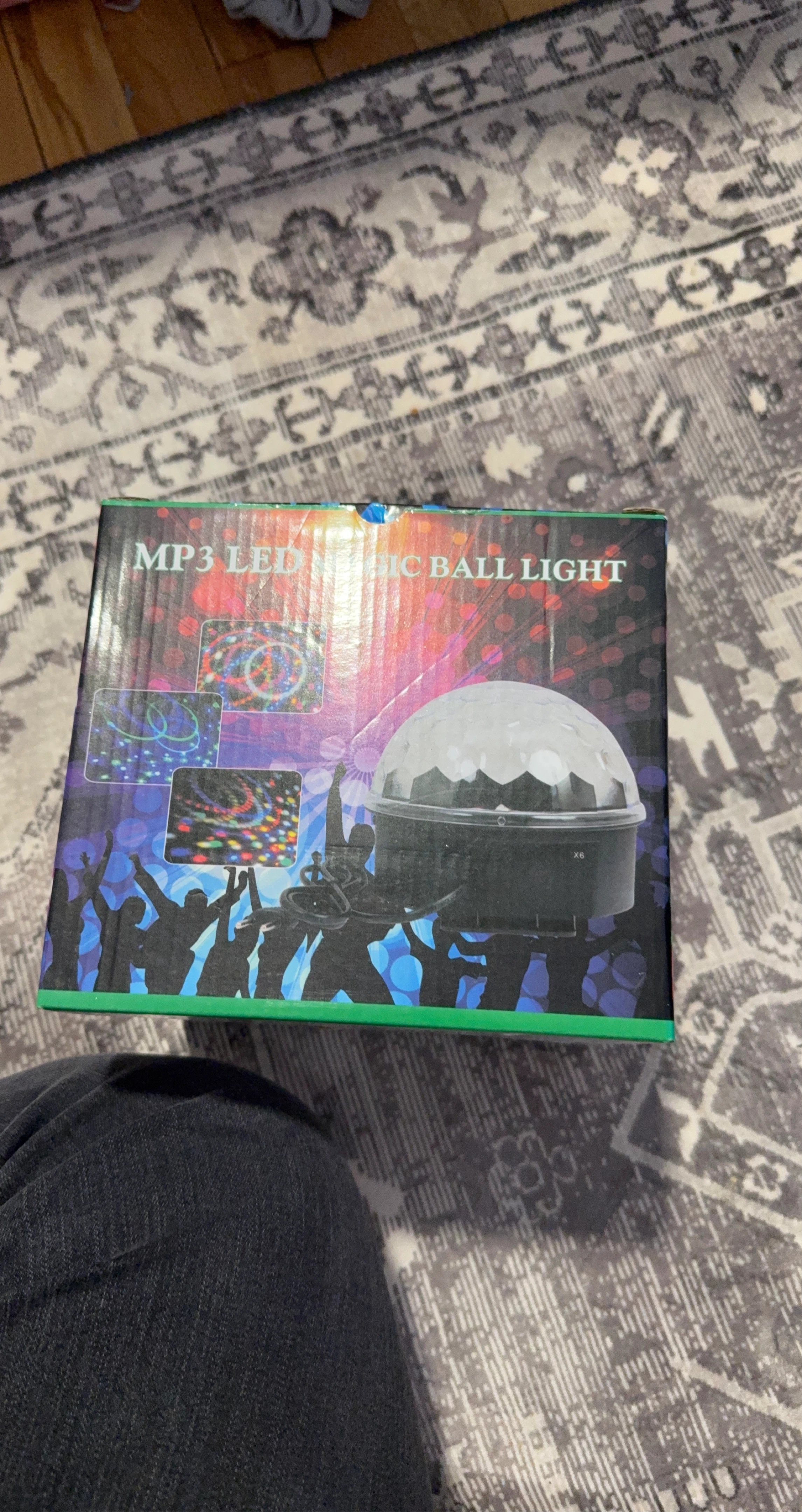 MP3 LED Music Ball Light with Remote
