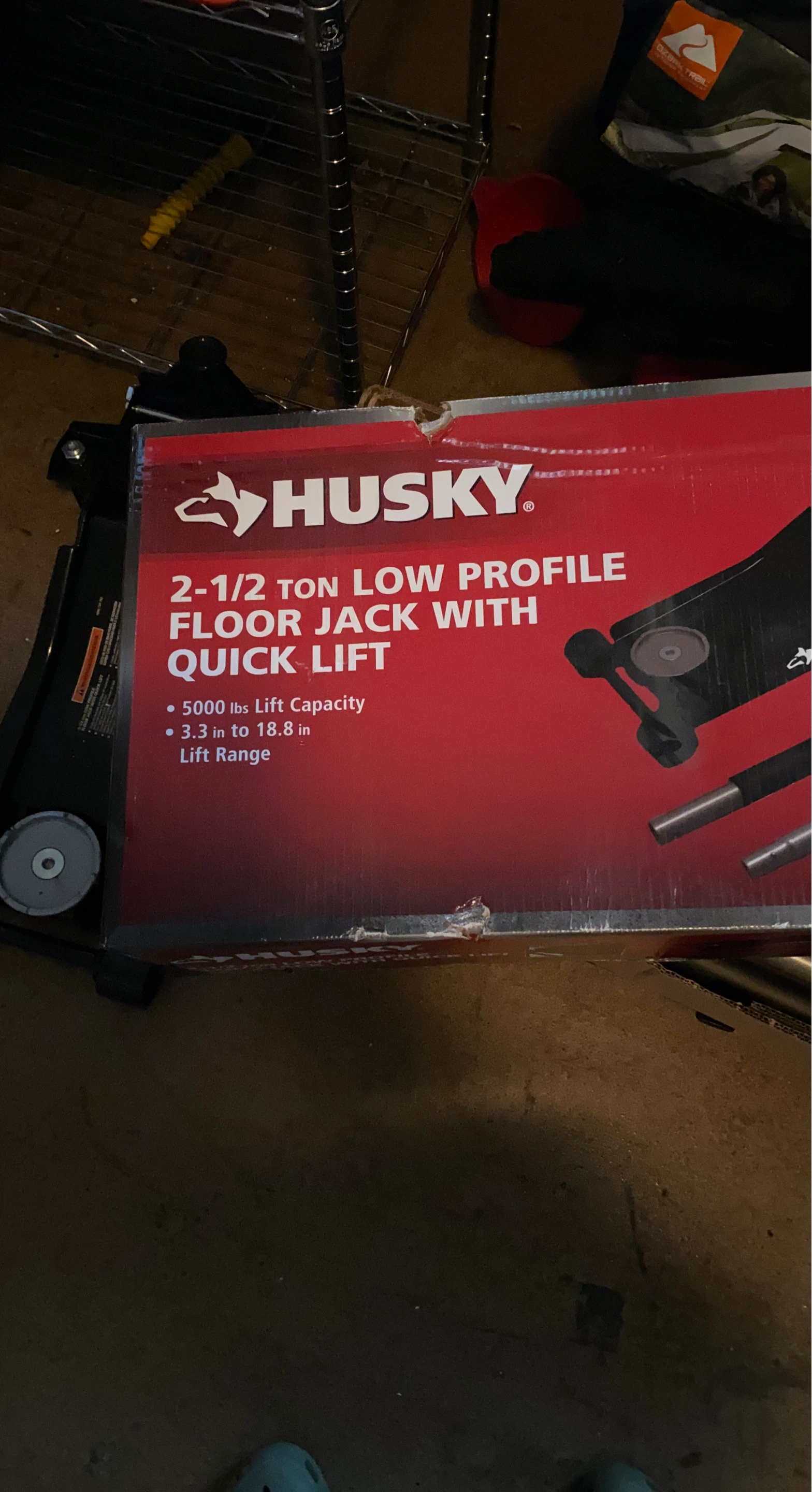 Husky 2-1/2 Ton Low Profile Floor Jack