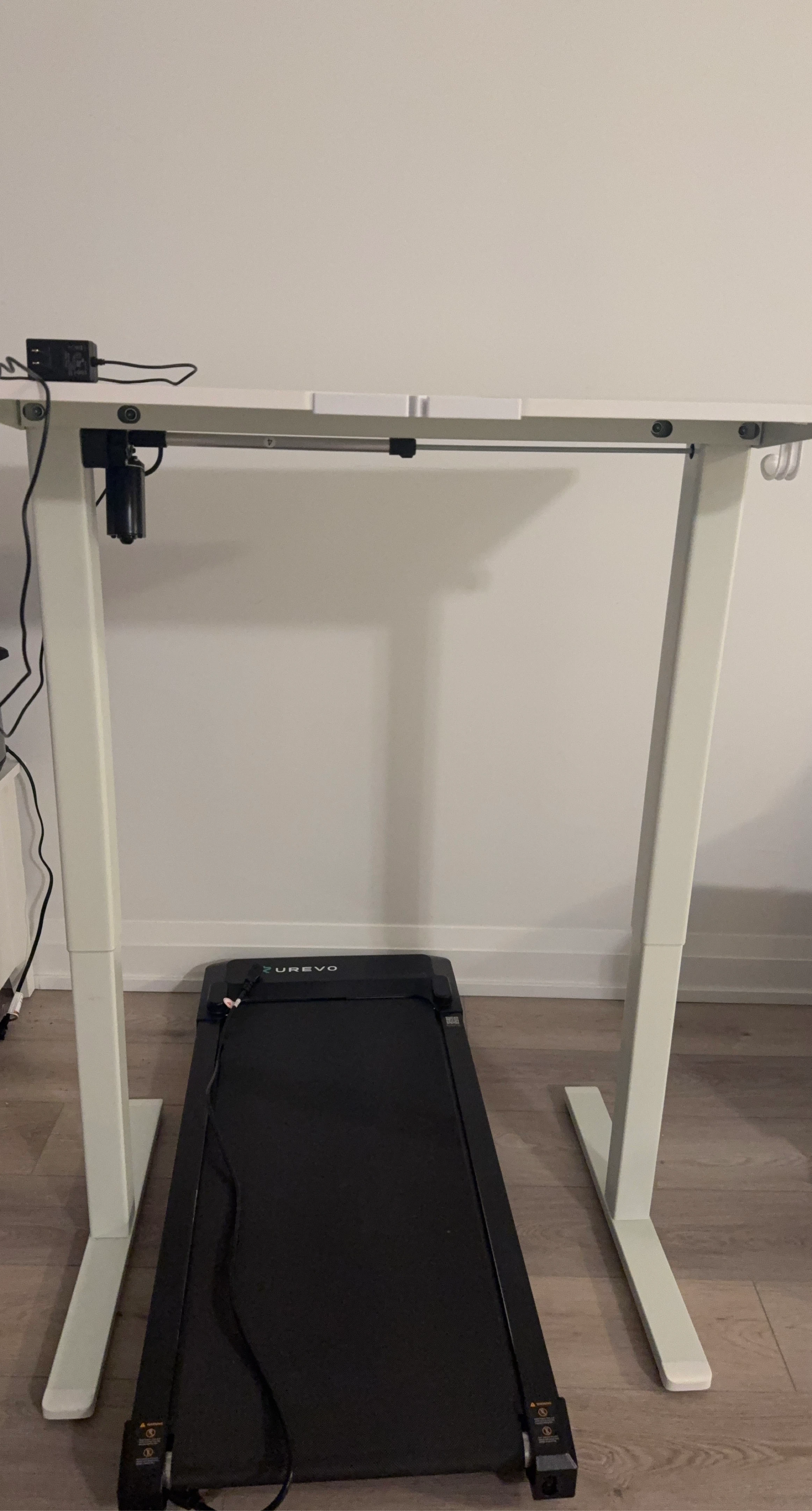 UREVO Under Desk Treadmill + Electronic Desk