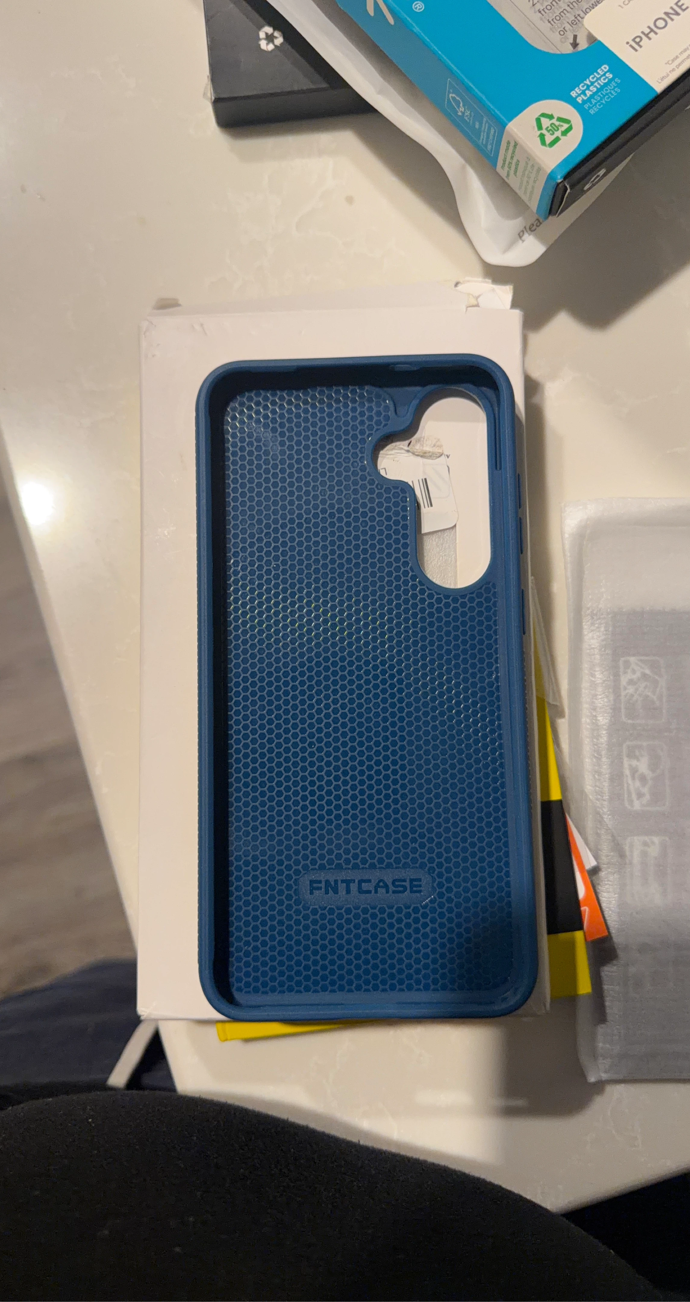 FNTCASE Blue Phone Case for Samsung Galaxy S24/S25 plus
