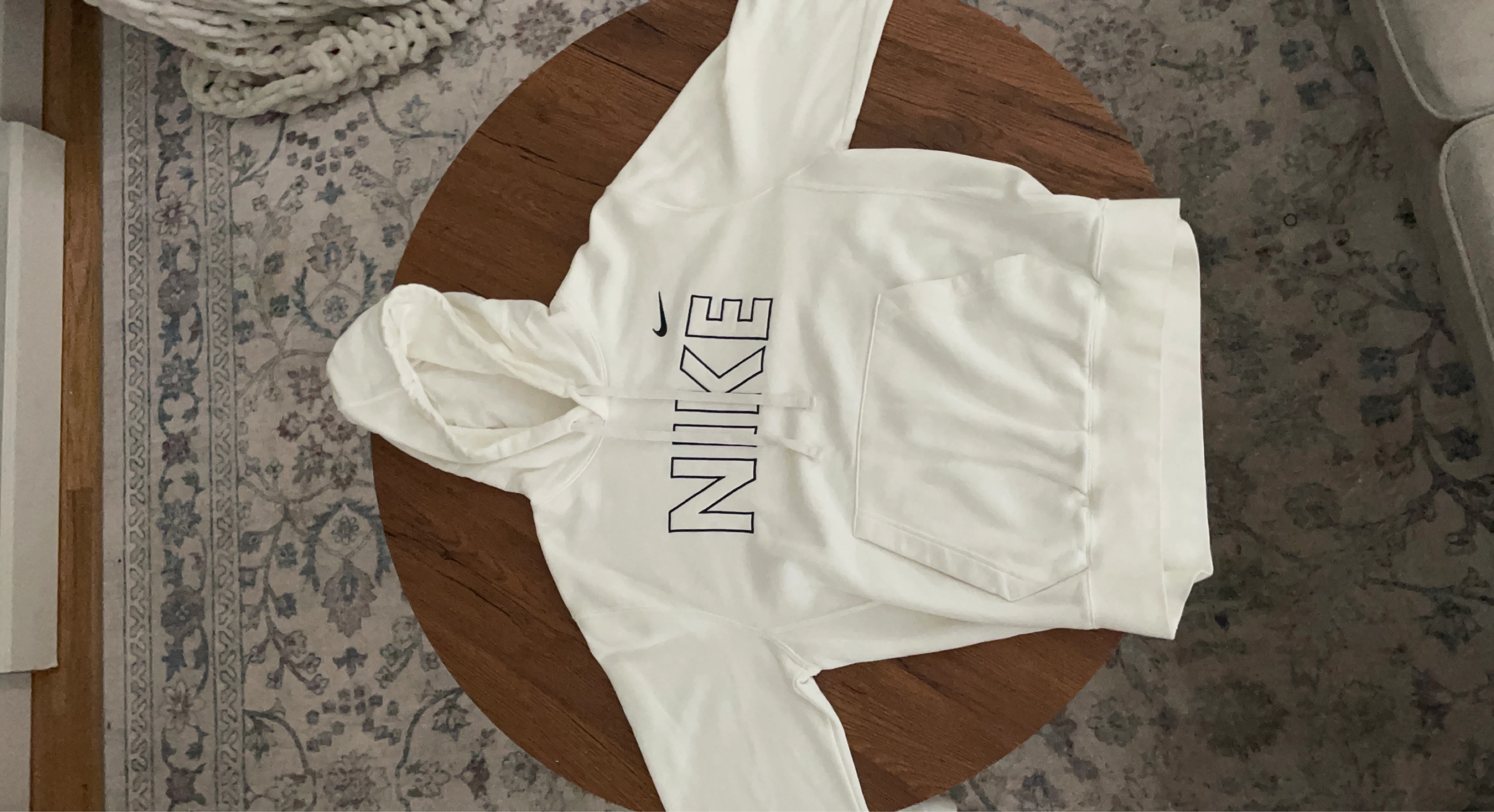 Nike White Hoodie