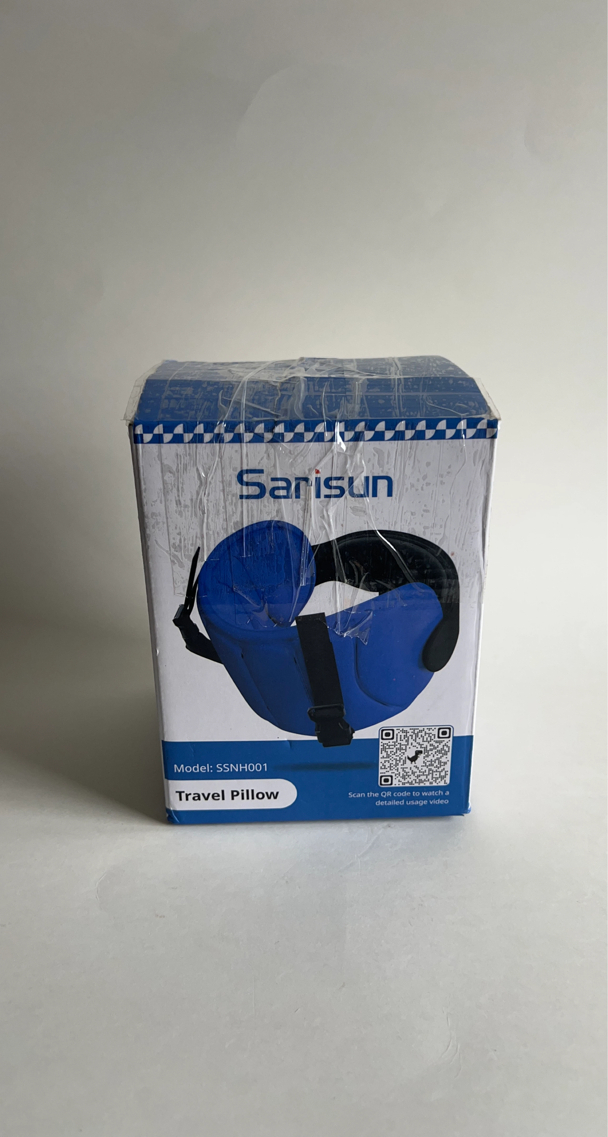 Sarisun Travel Pillow with Eye Sleep Mask and Storage Bag