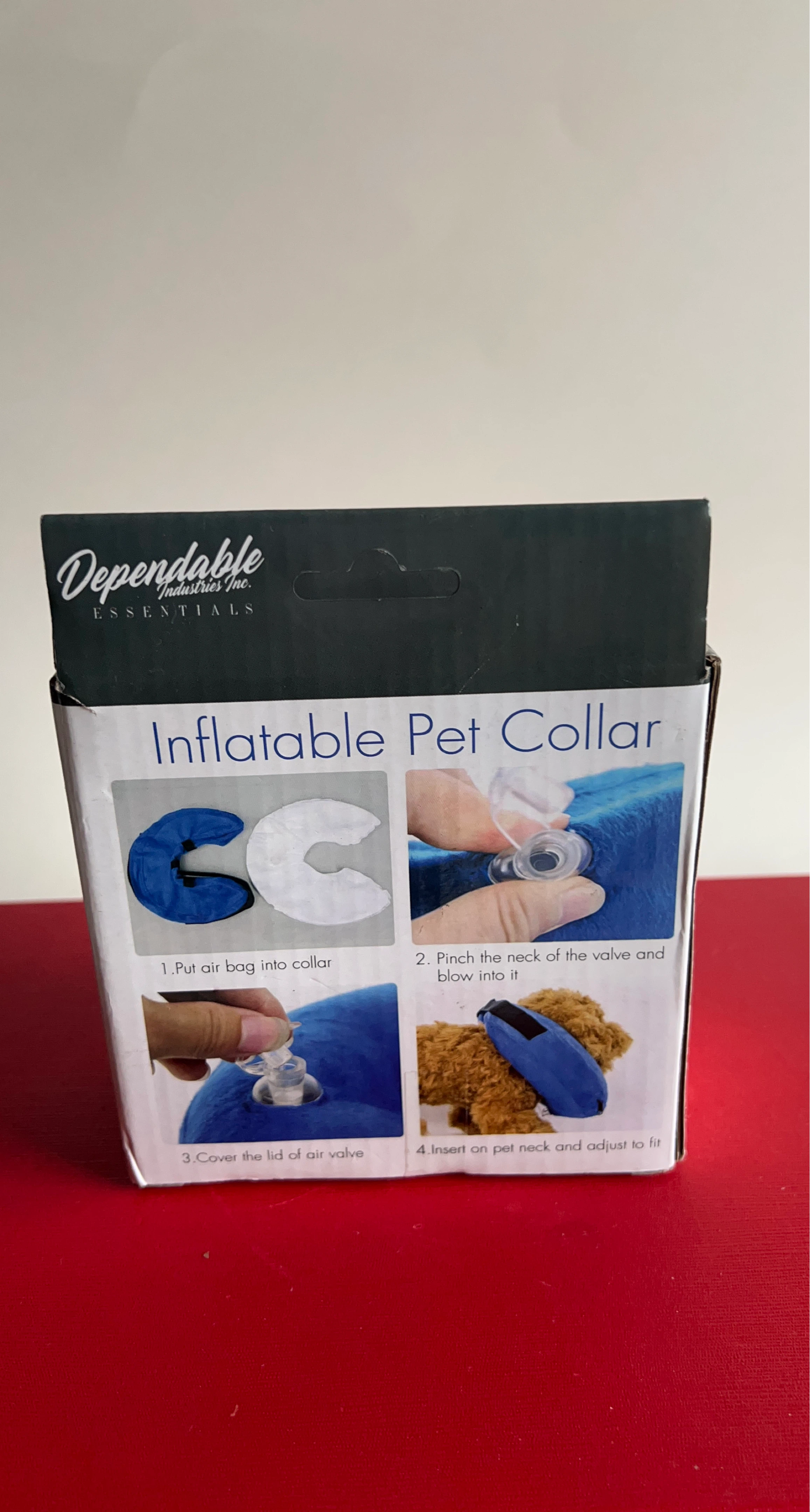 Dependable Essentials Inflatable Pet Collar - Size S