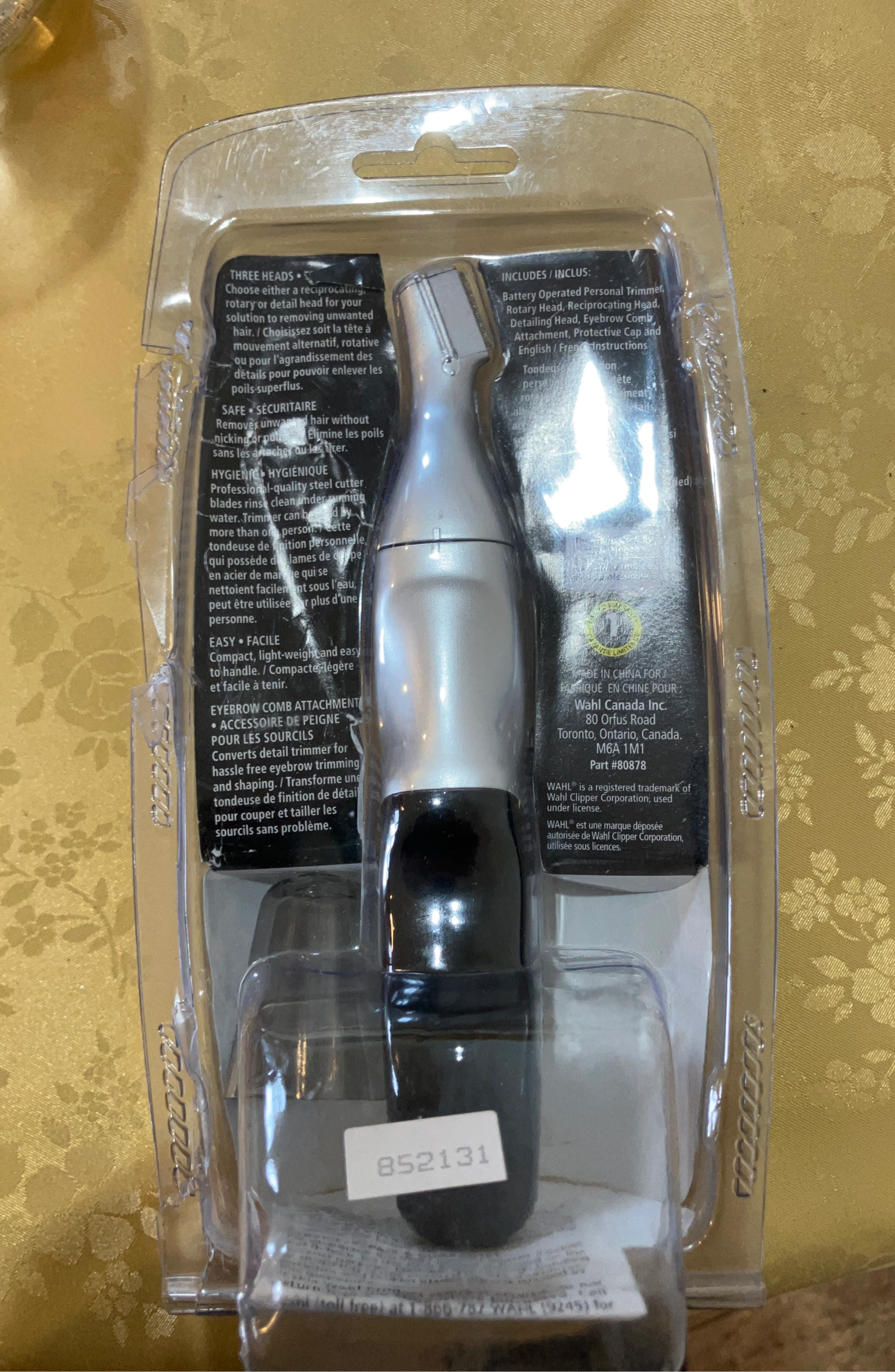 Wahl Battery Operated Personal Trimmer with Attachments