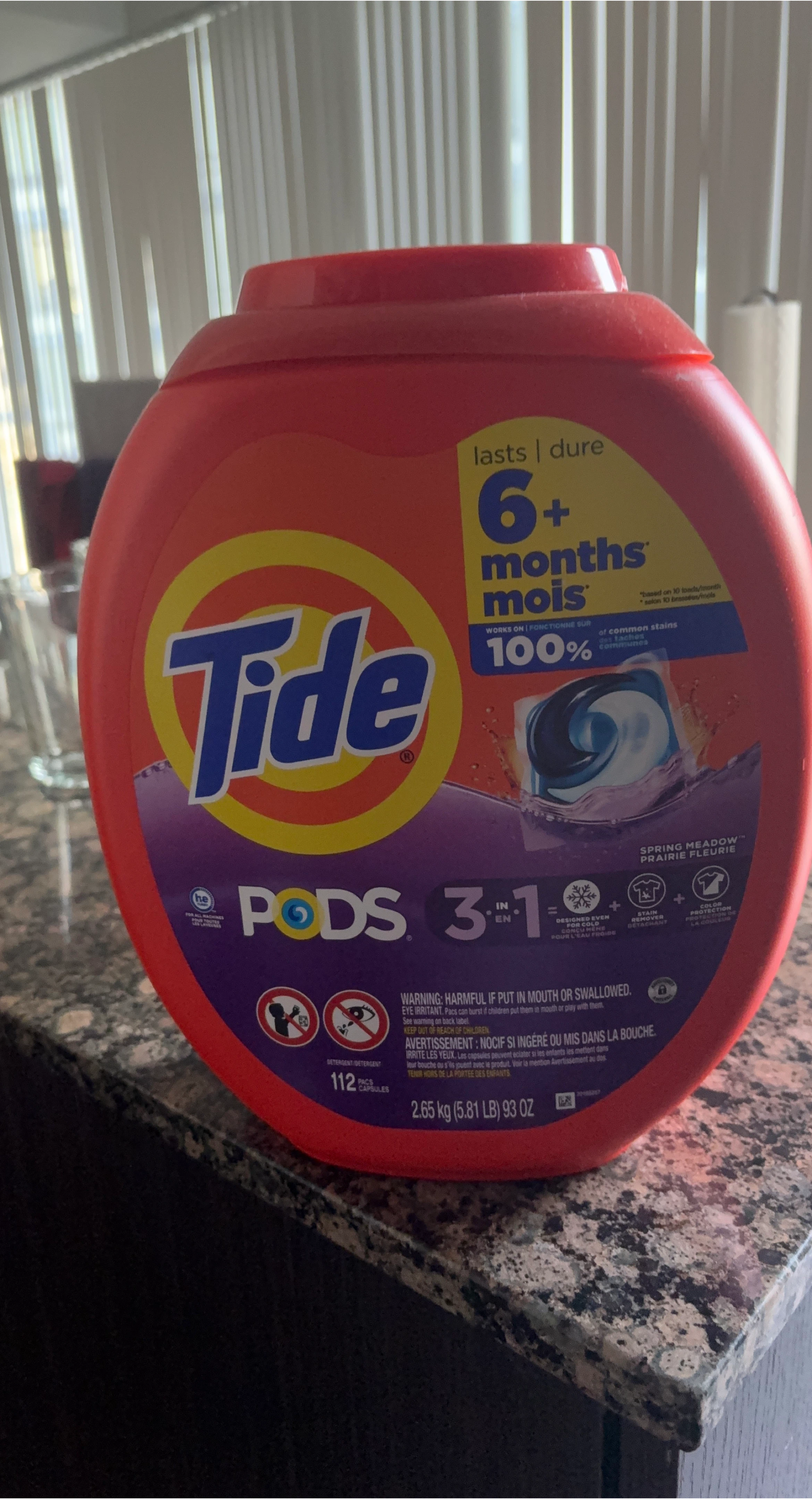 Tide PODS Spring Meadow Laundry Detergent, 112 Count