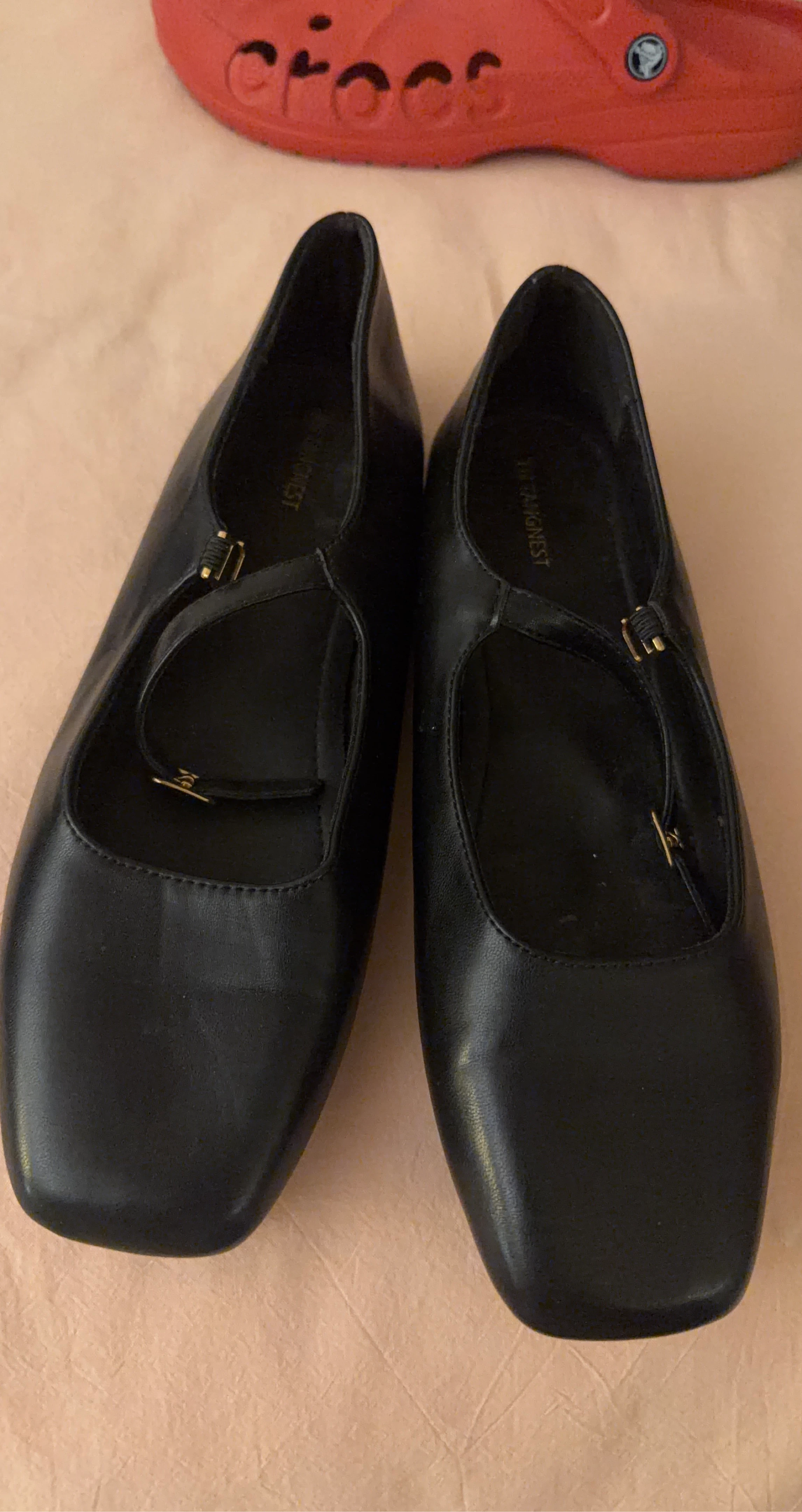 Nine West Black Mary Jane Flats