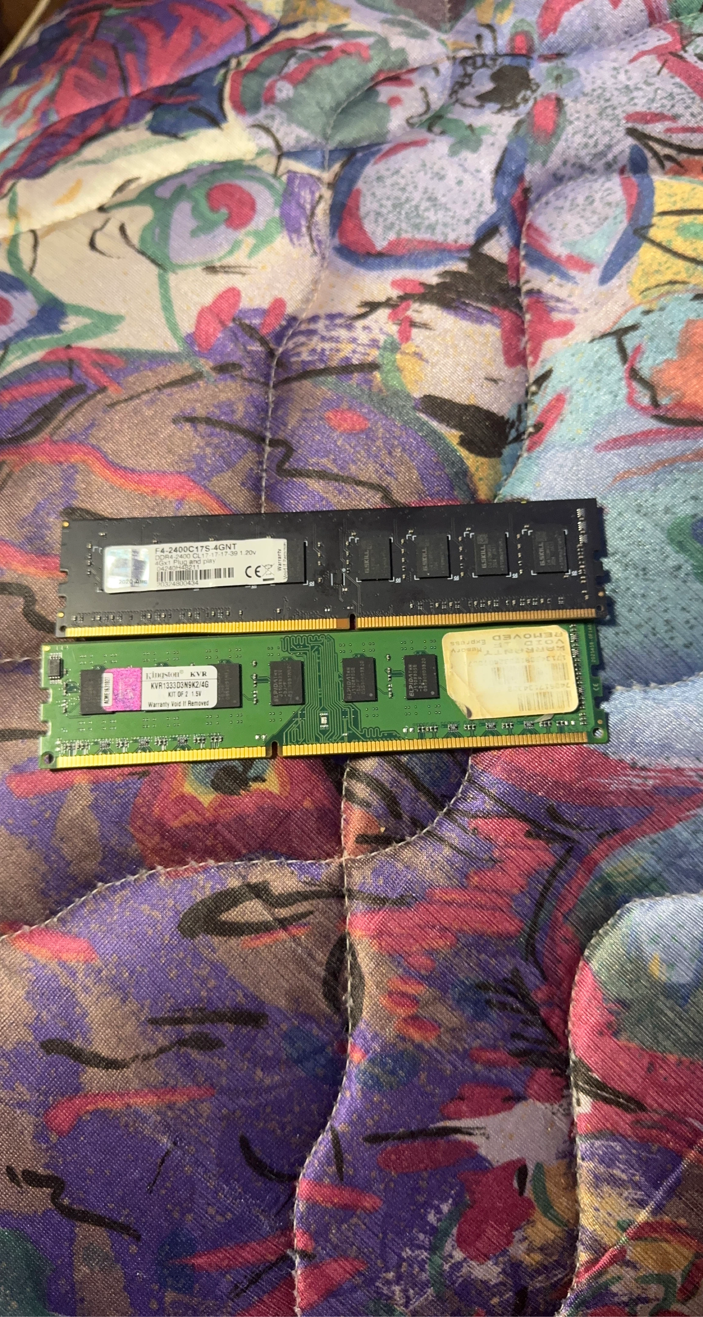 2x 4GB DDR3 RAM Kit - Kingston & G.Skill