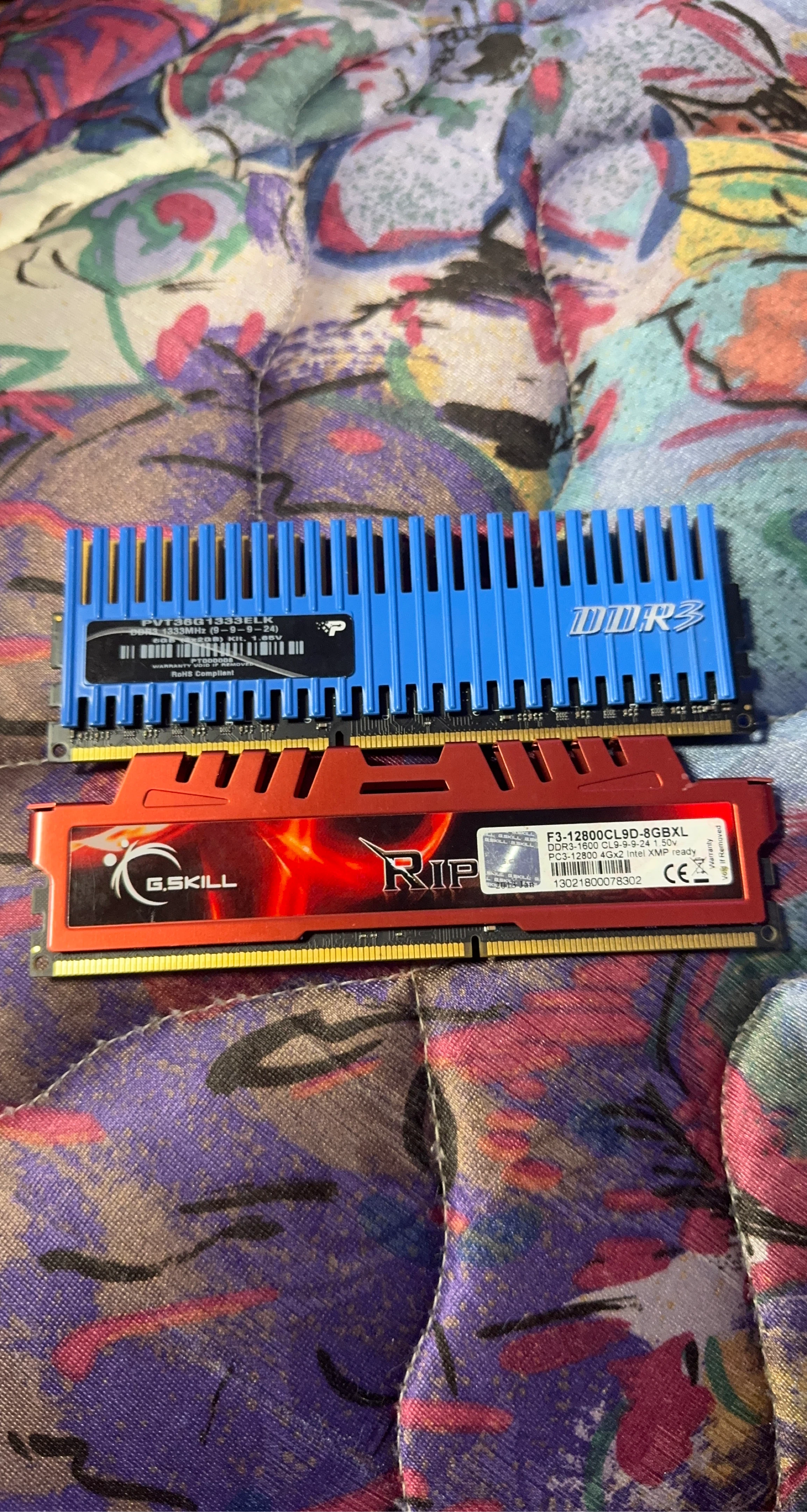 G.SKILL Ripjaws DDR3 RAM PC3-12800 8GB (2x4GB) 1600MHz