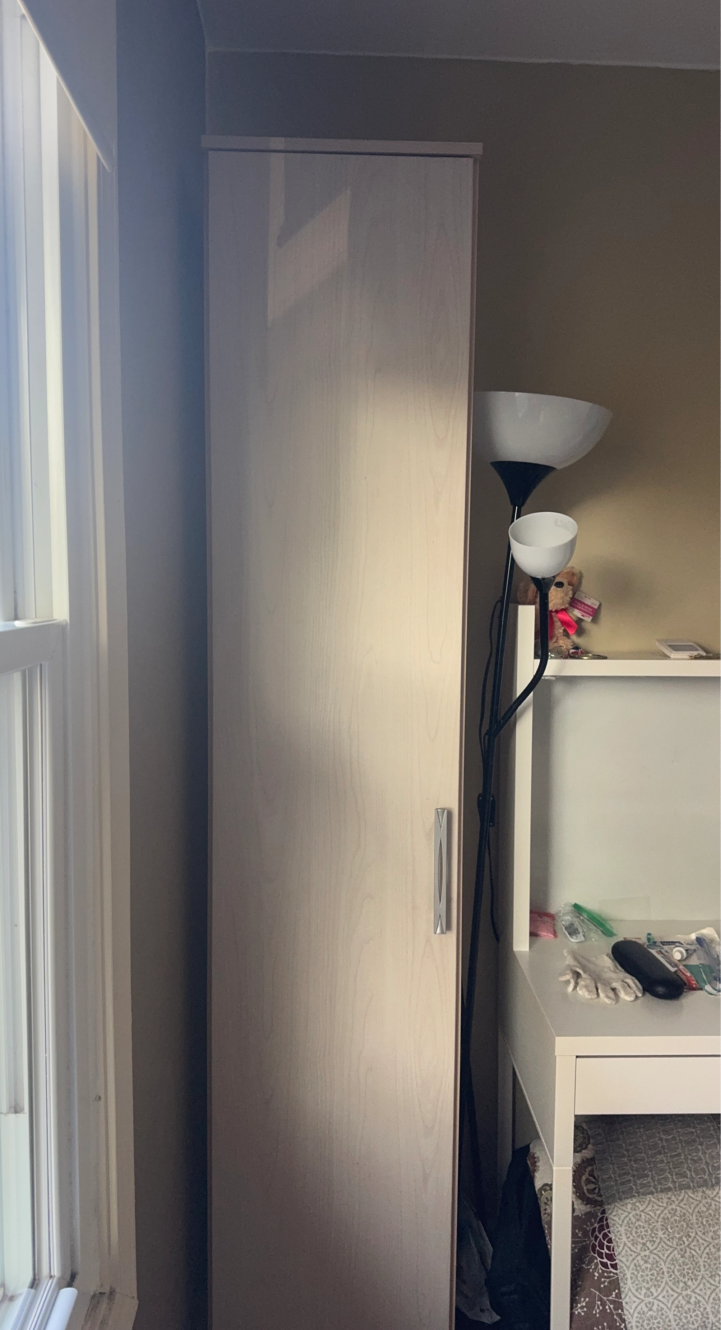 Light Wood Tall Cabinet Wardrobe