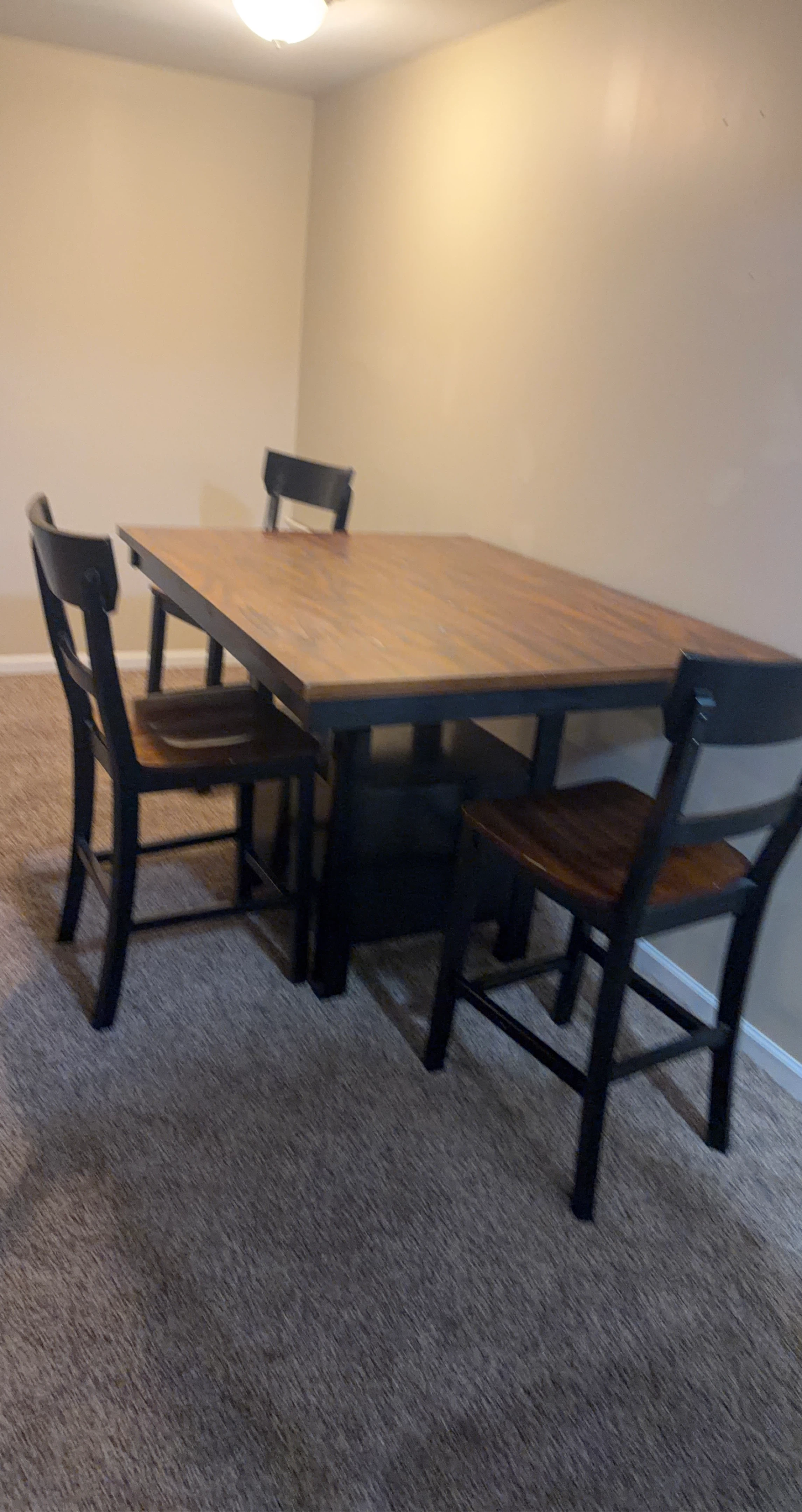 Counter Height Dining Table Set with 4 Chairs